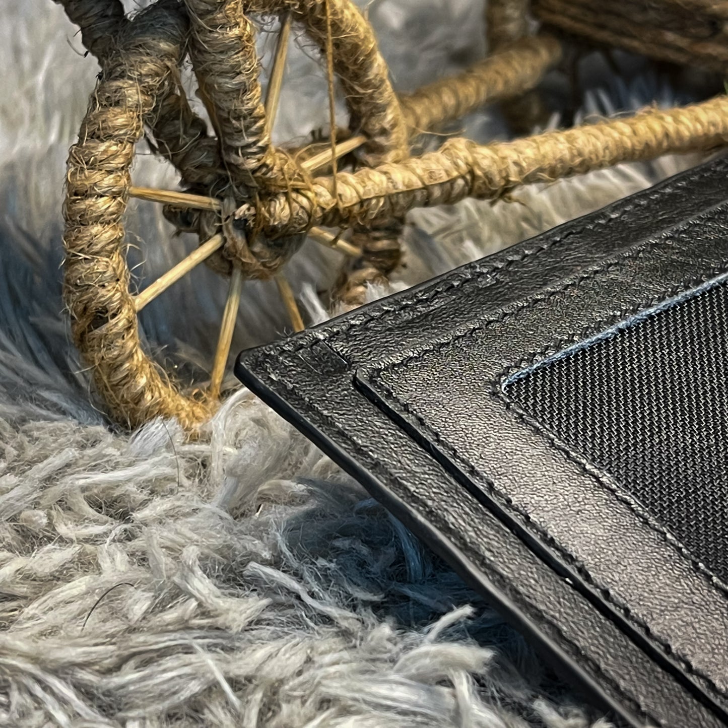 Alligator Long Wallet (Black)