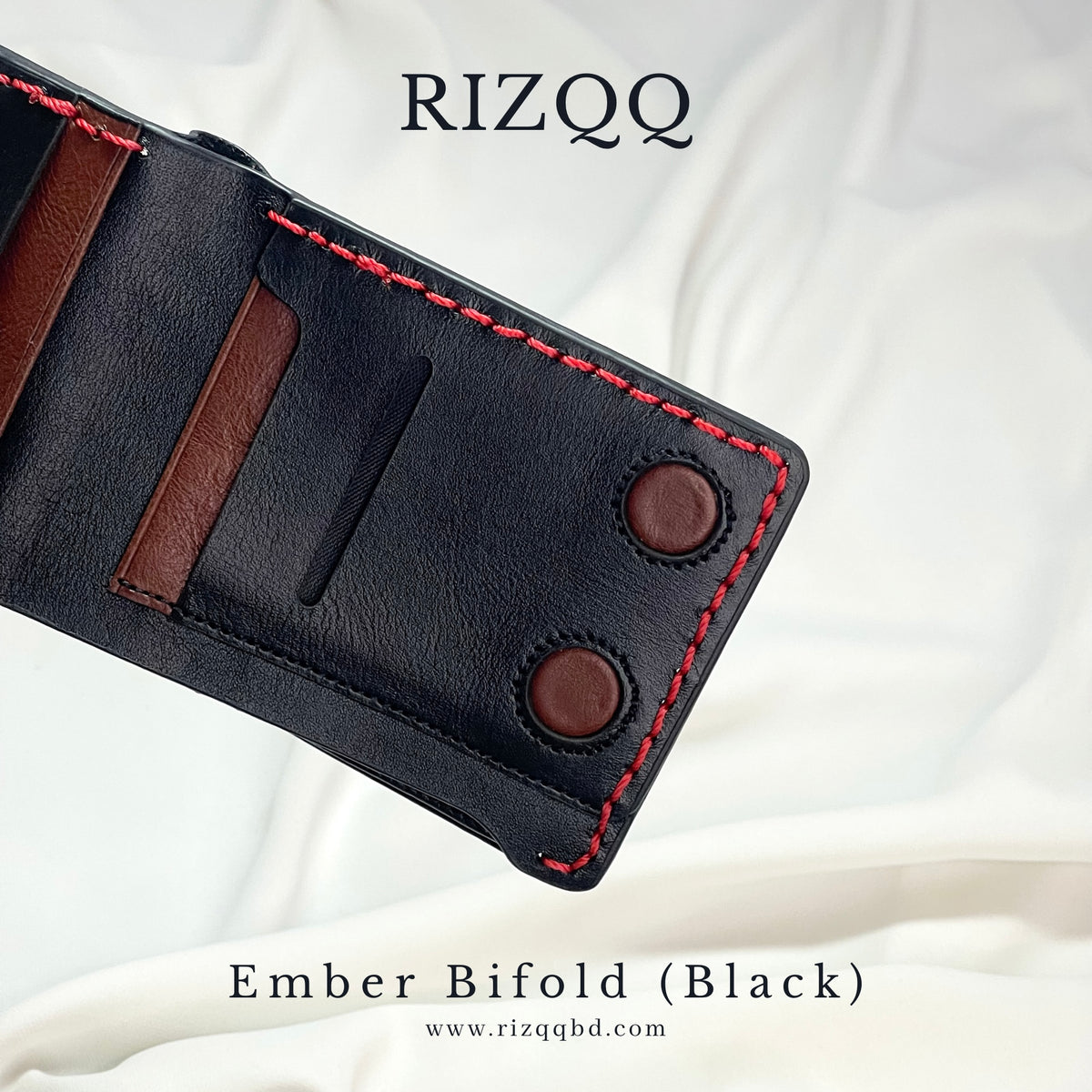 Ember Bifold Wallet (Black)