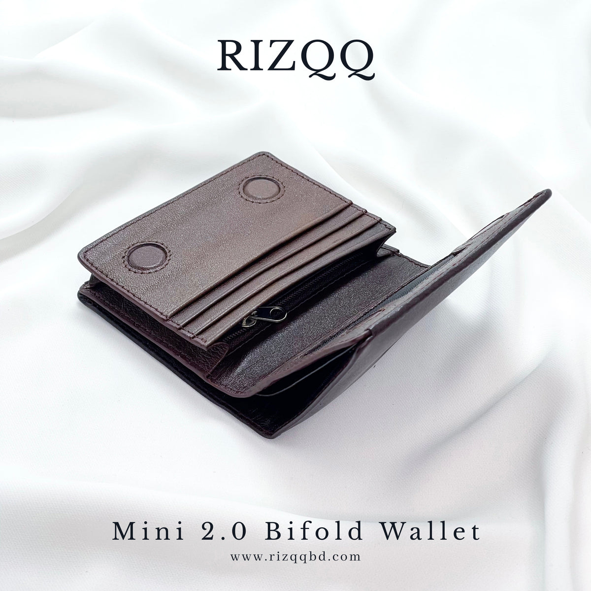 Mini 2.0 Bifold Wallet (Brown)