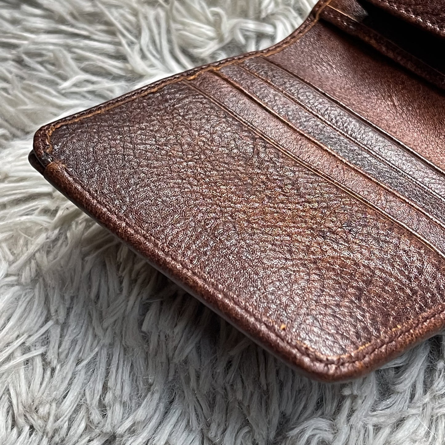 Mini Bifold Wallet (Black/Brown)