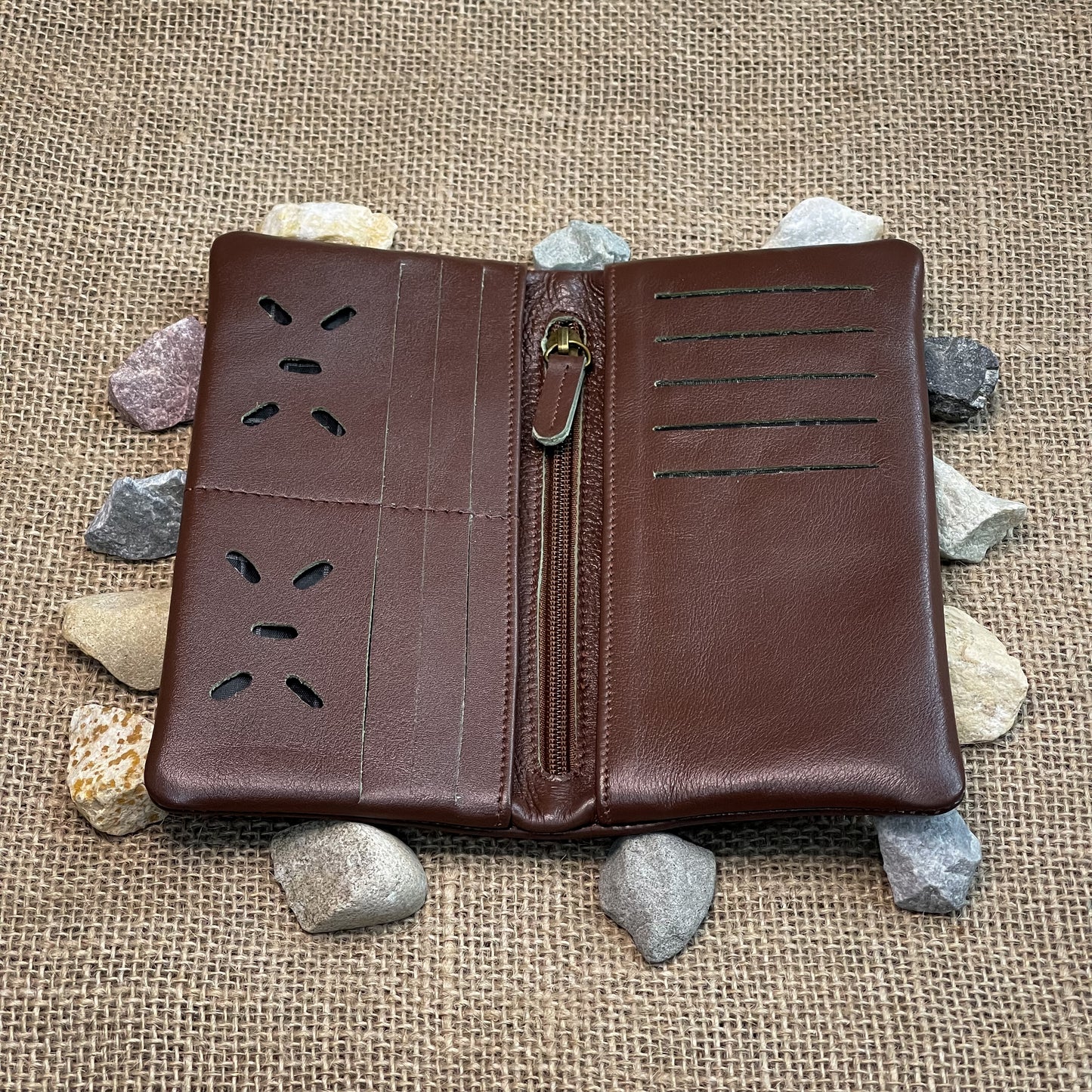 Edge Long Wallet (Brown)
