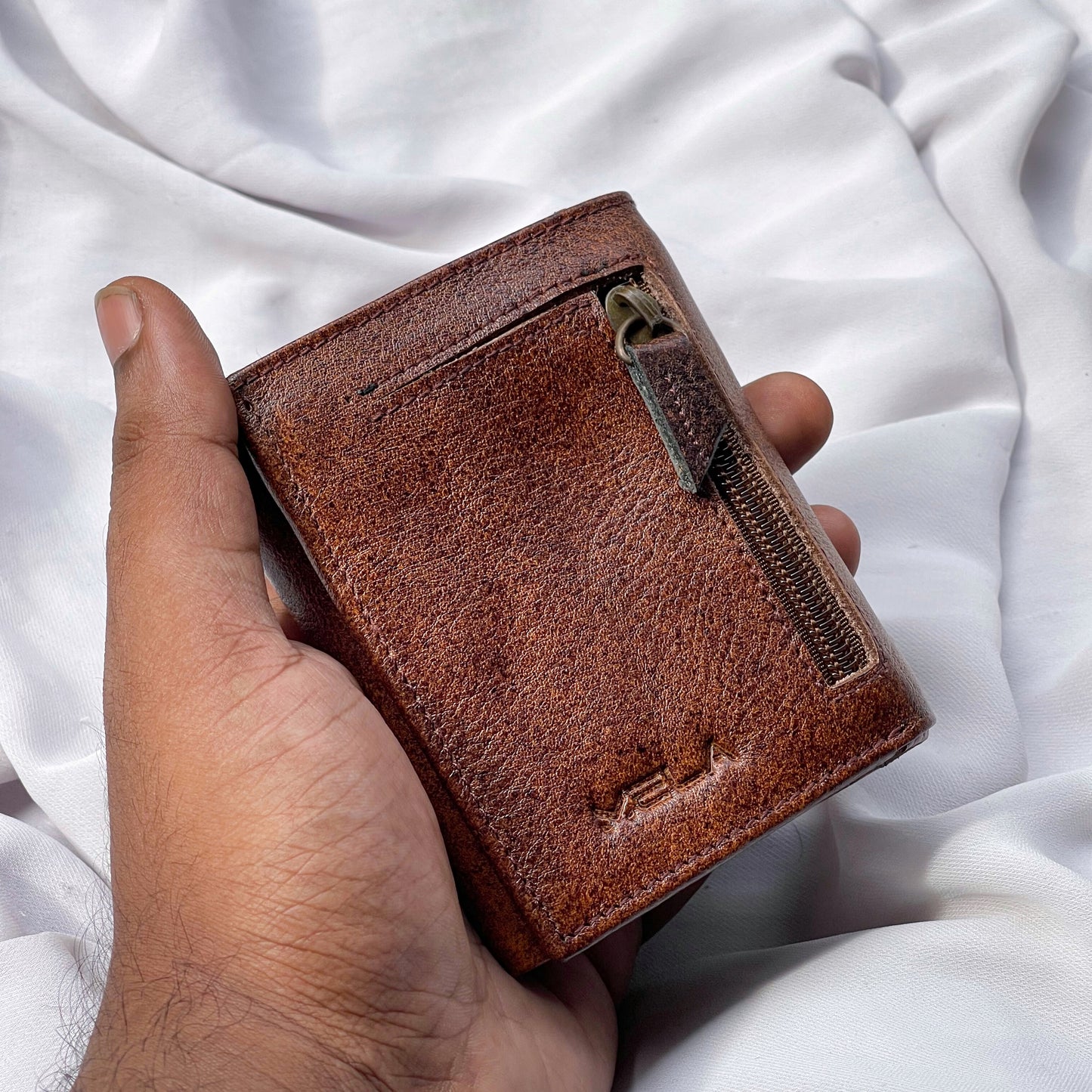 Treon Trifold Wallet (Brown)