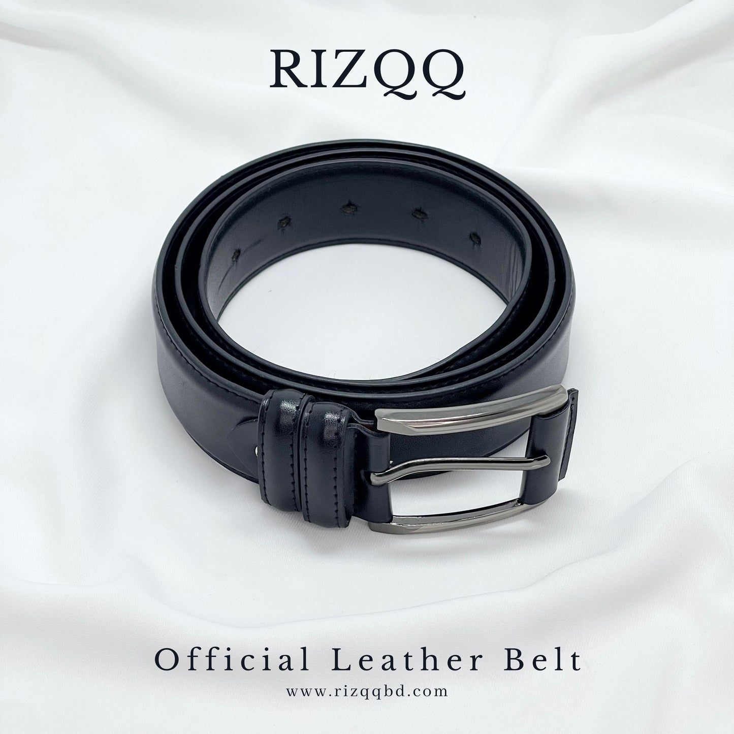 Official Leather Belt (Matt Black)