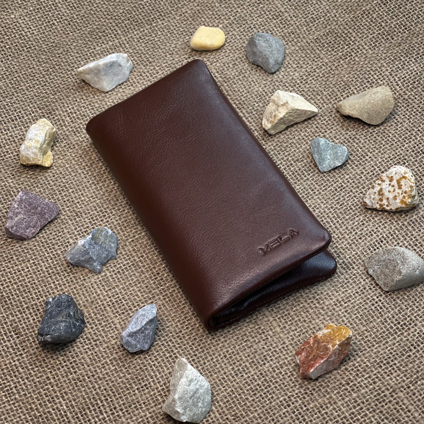 Edge Long Wallet (Brown)