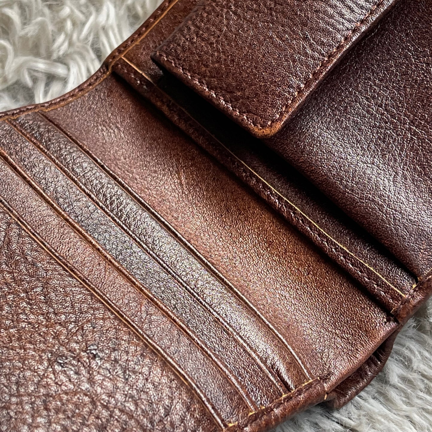 Mini Bifold Wallet (Black/Brown)