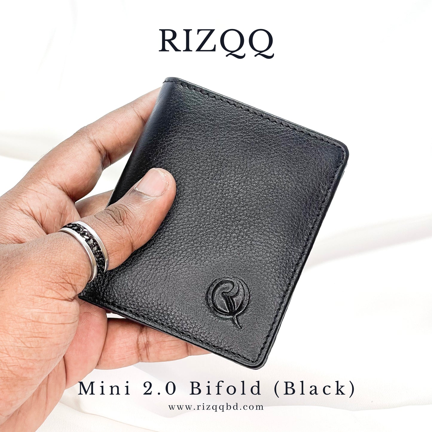 Mini 2.0 Bifold Wallet (Black)