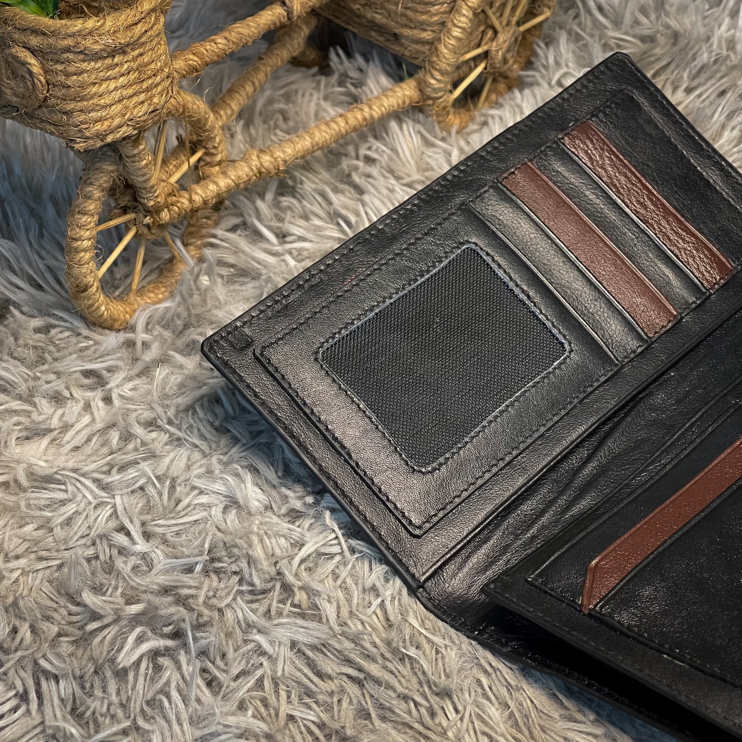 Alligator Long Wallet (Black)
