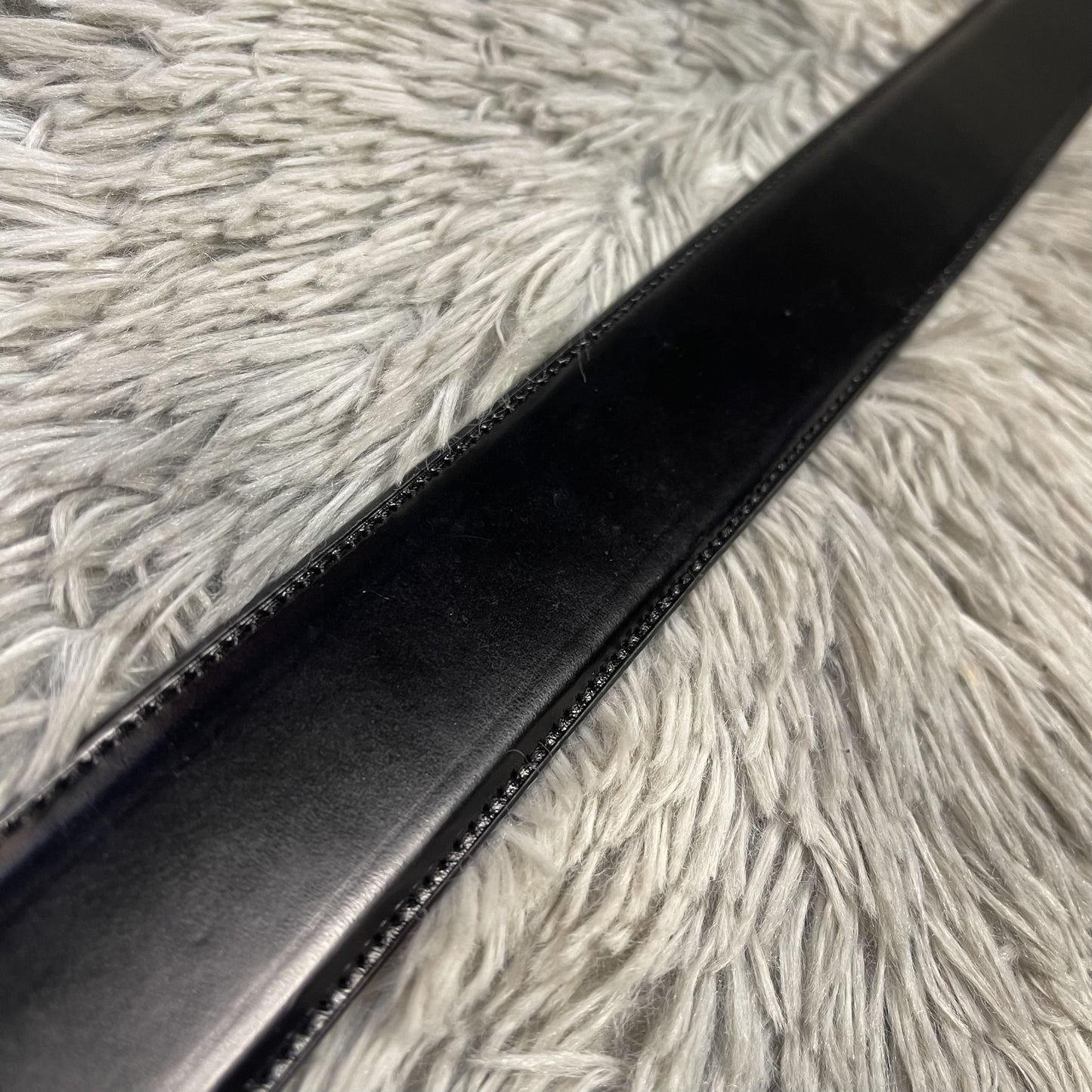 Classic Black Leather Belt
