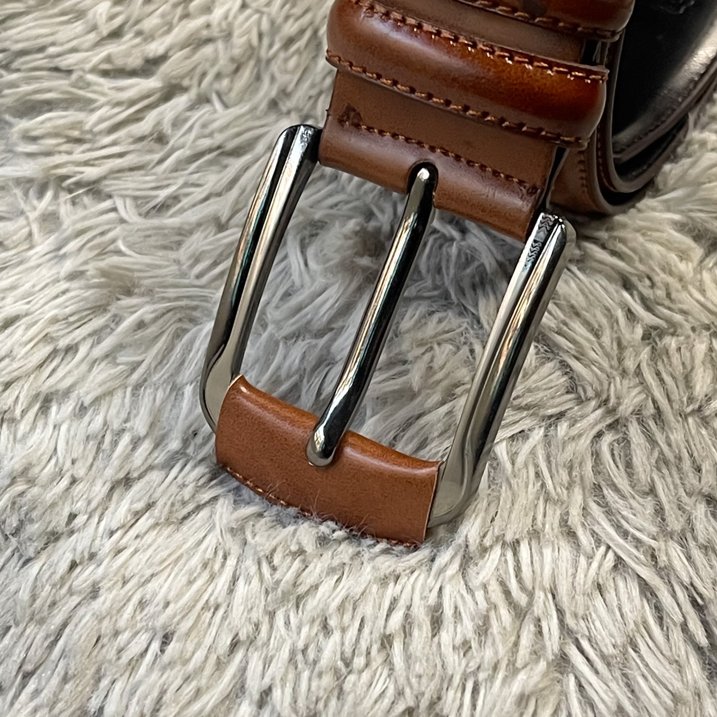 Classic Brown Leather Belt
