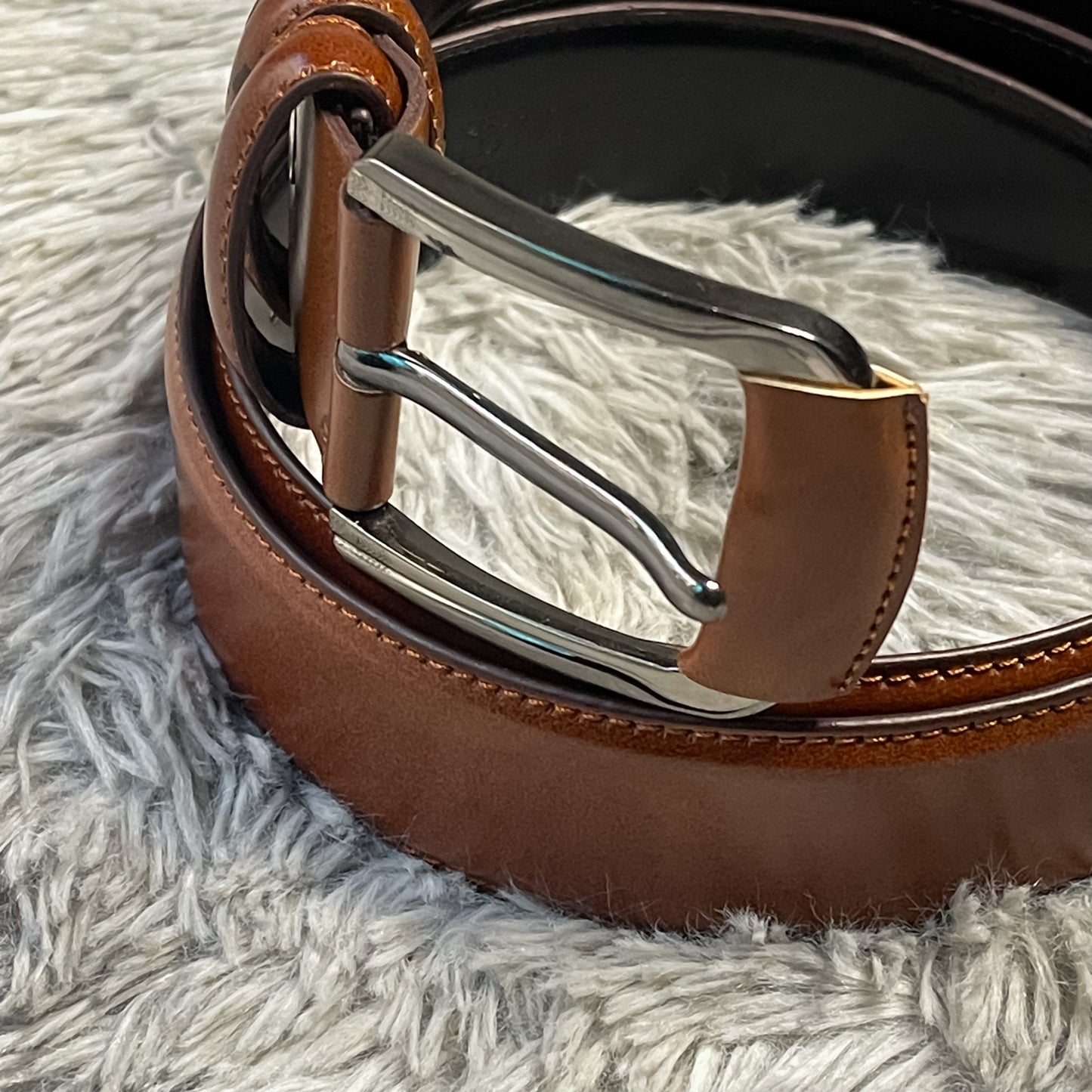 Classic Brown Leather Belt