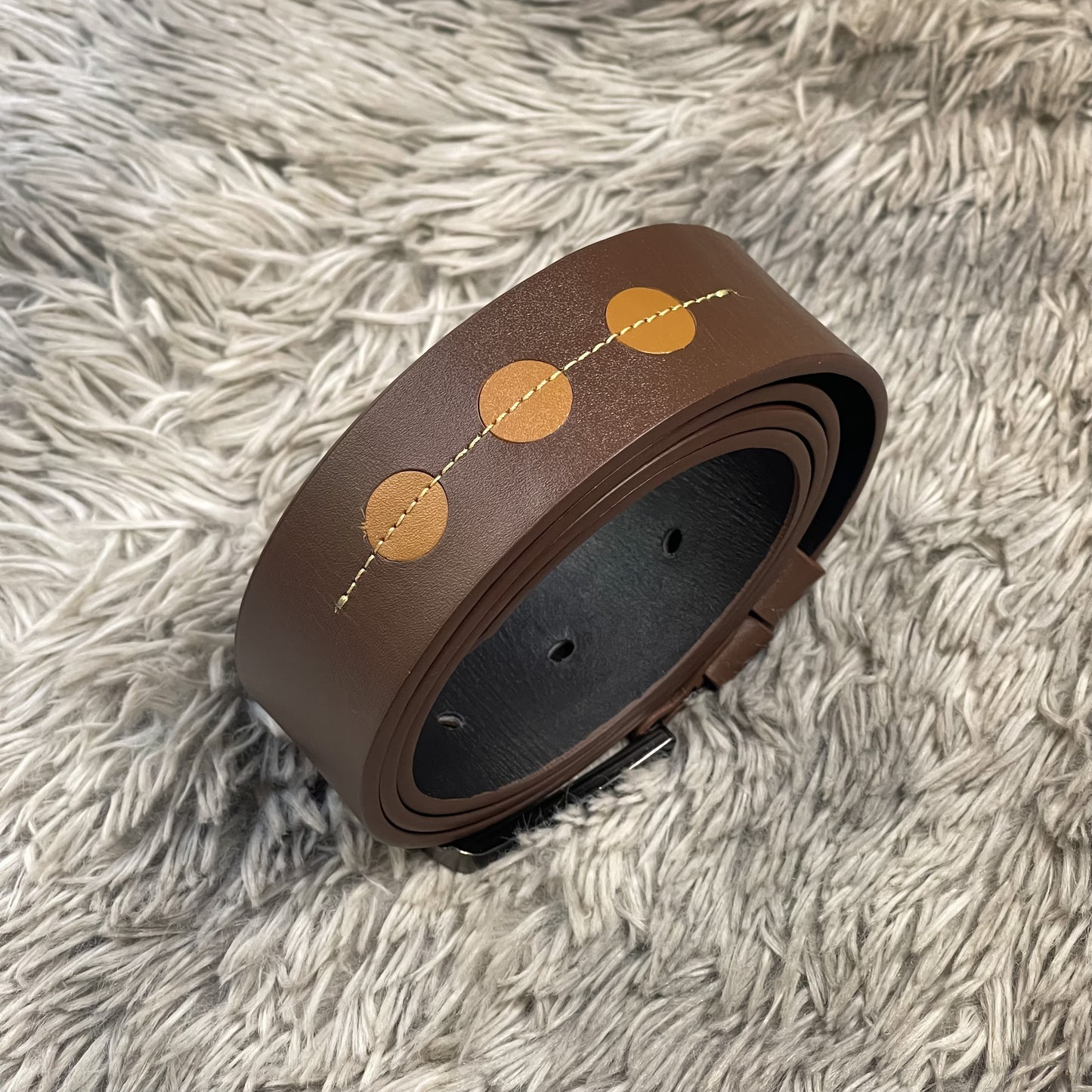 Rizz Brown Leather Belt