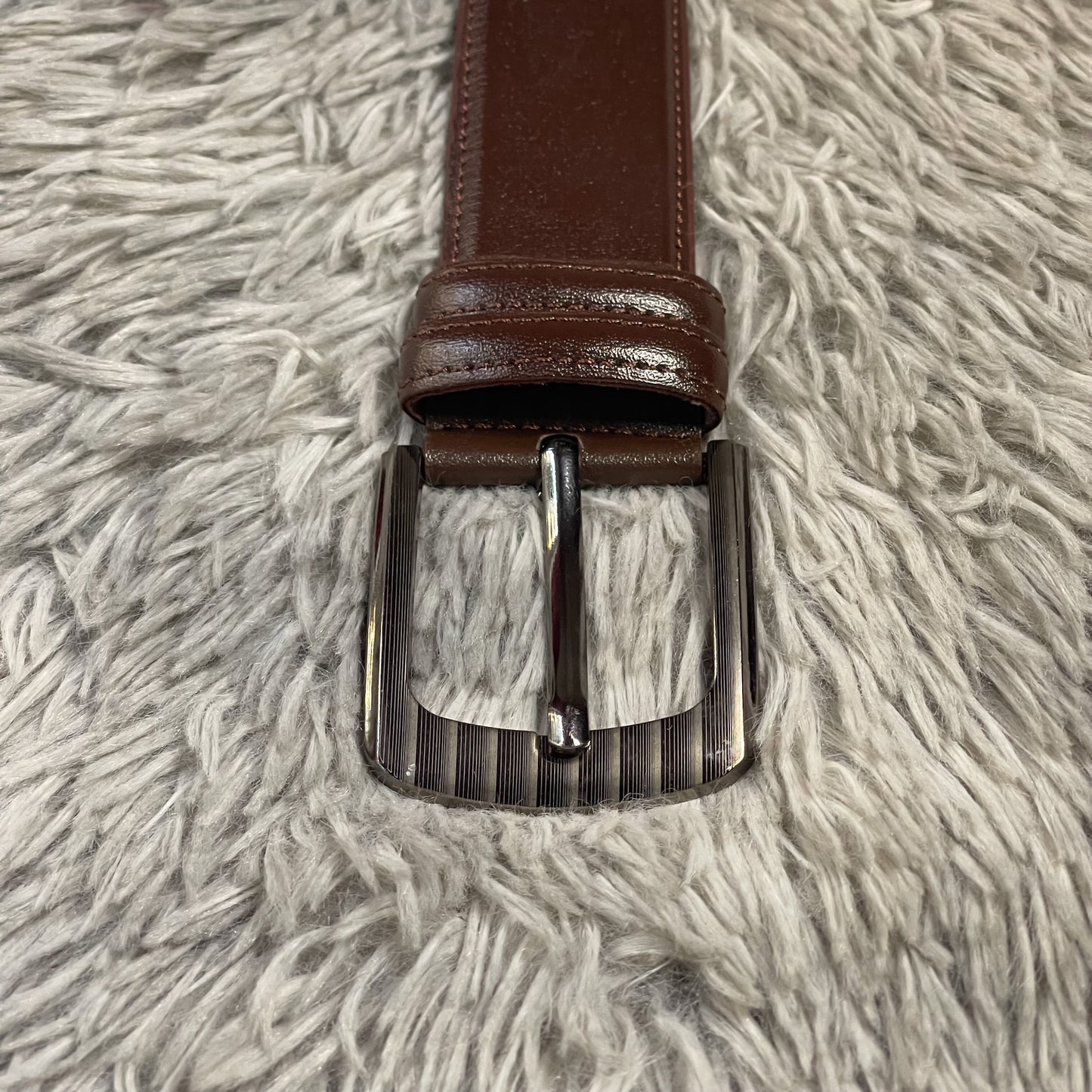 Formal Chocolate Leather Belt