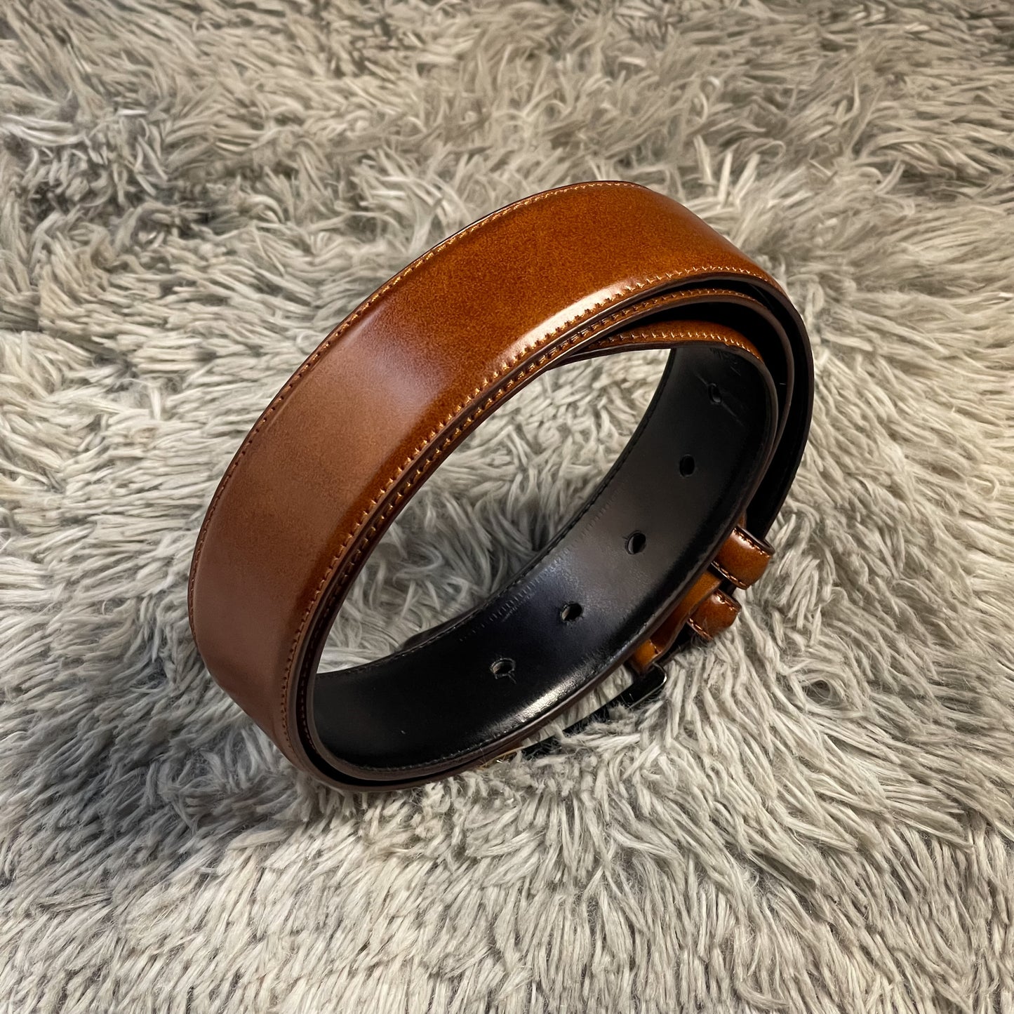 Classic Brown Leather Belt