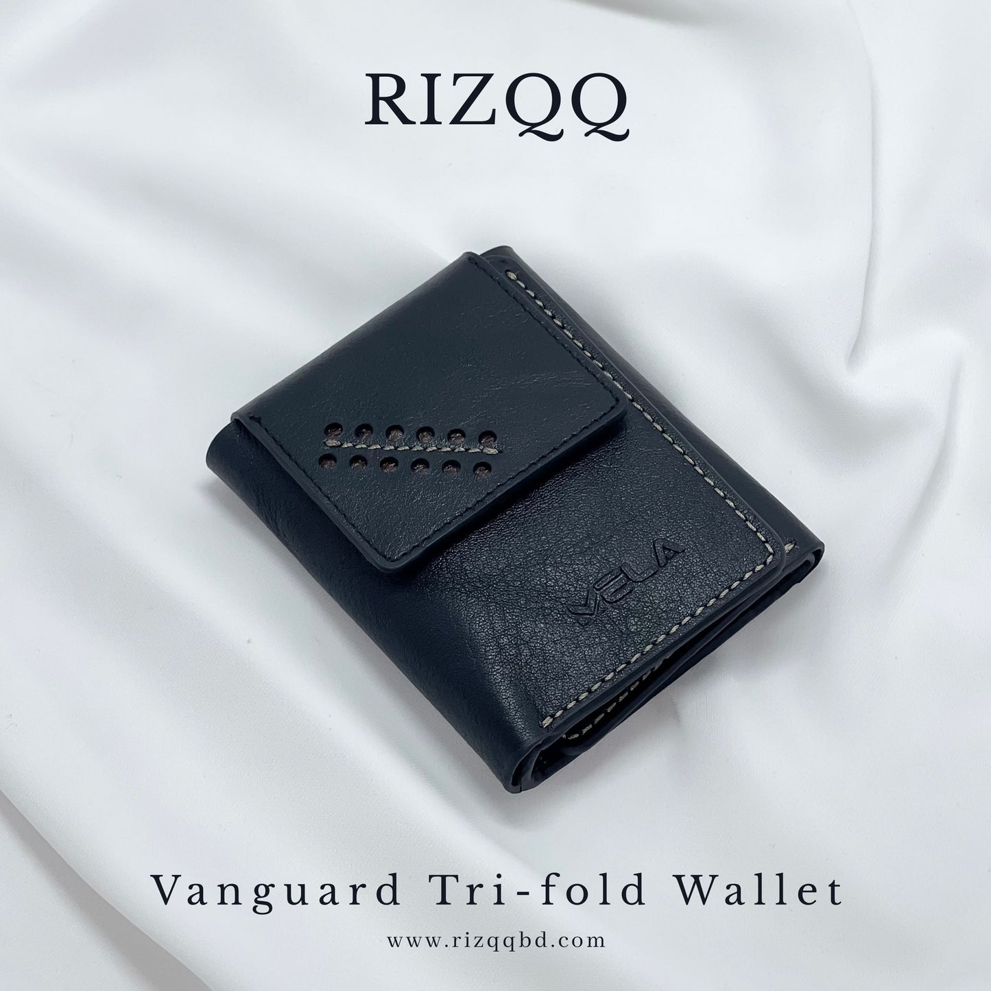 Vangaurd Trifold Wallet (Black)