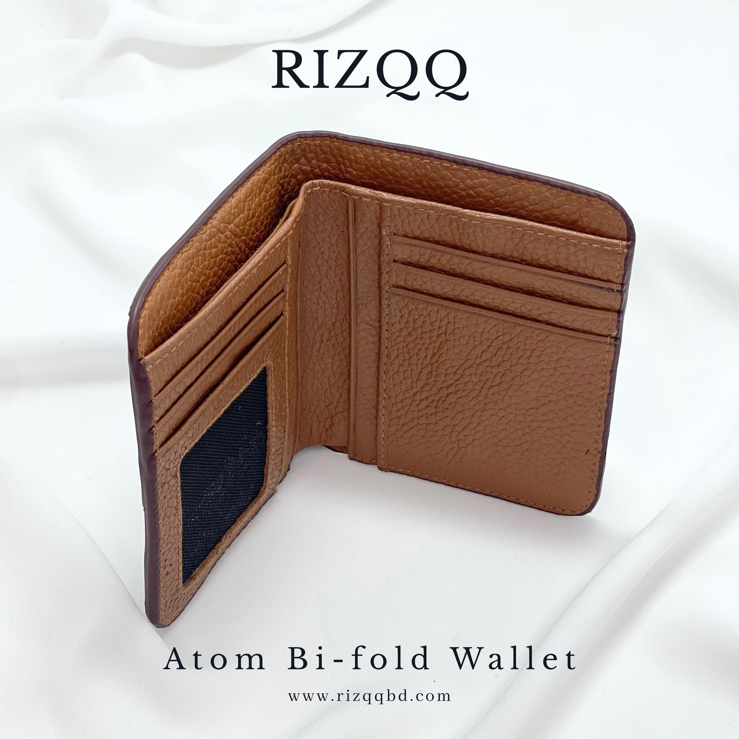 Atom Bi-fold Wallet (Brown)