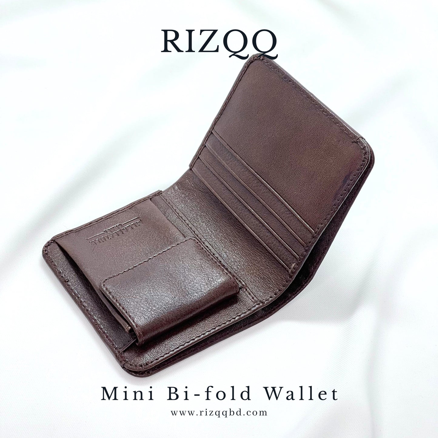 Mini Bifold Wallet (Brown)