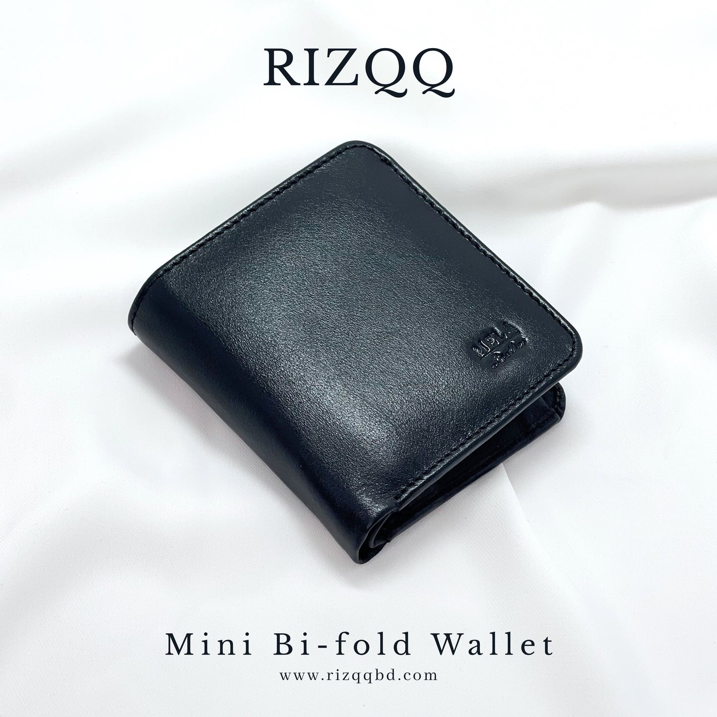 Mini Bifold Wallet (Black)