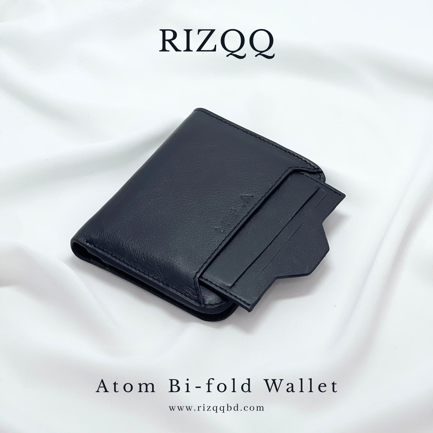 Atom Bi-fold Wallet (Black)