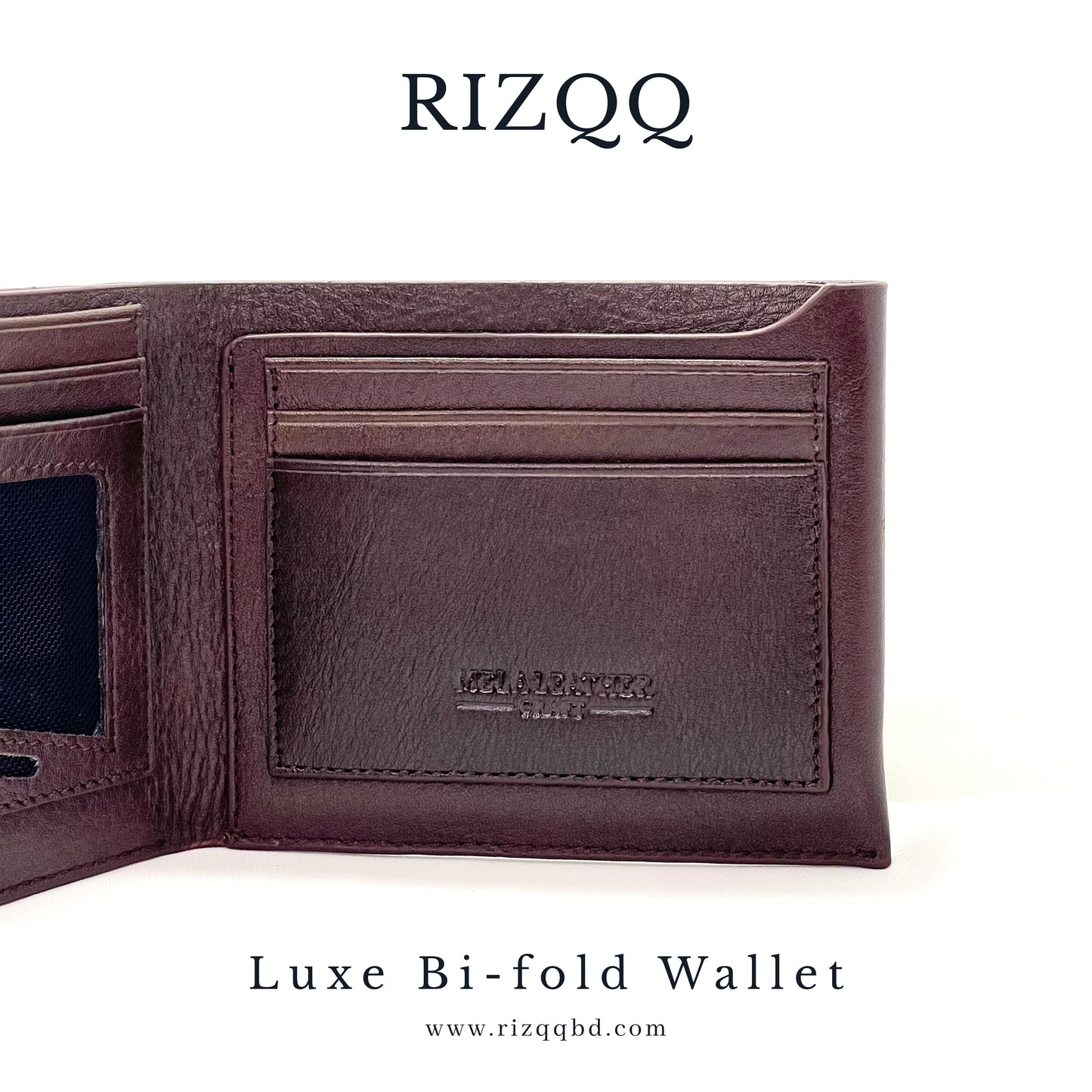 Luxe Bifold Wallet (Brown)