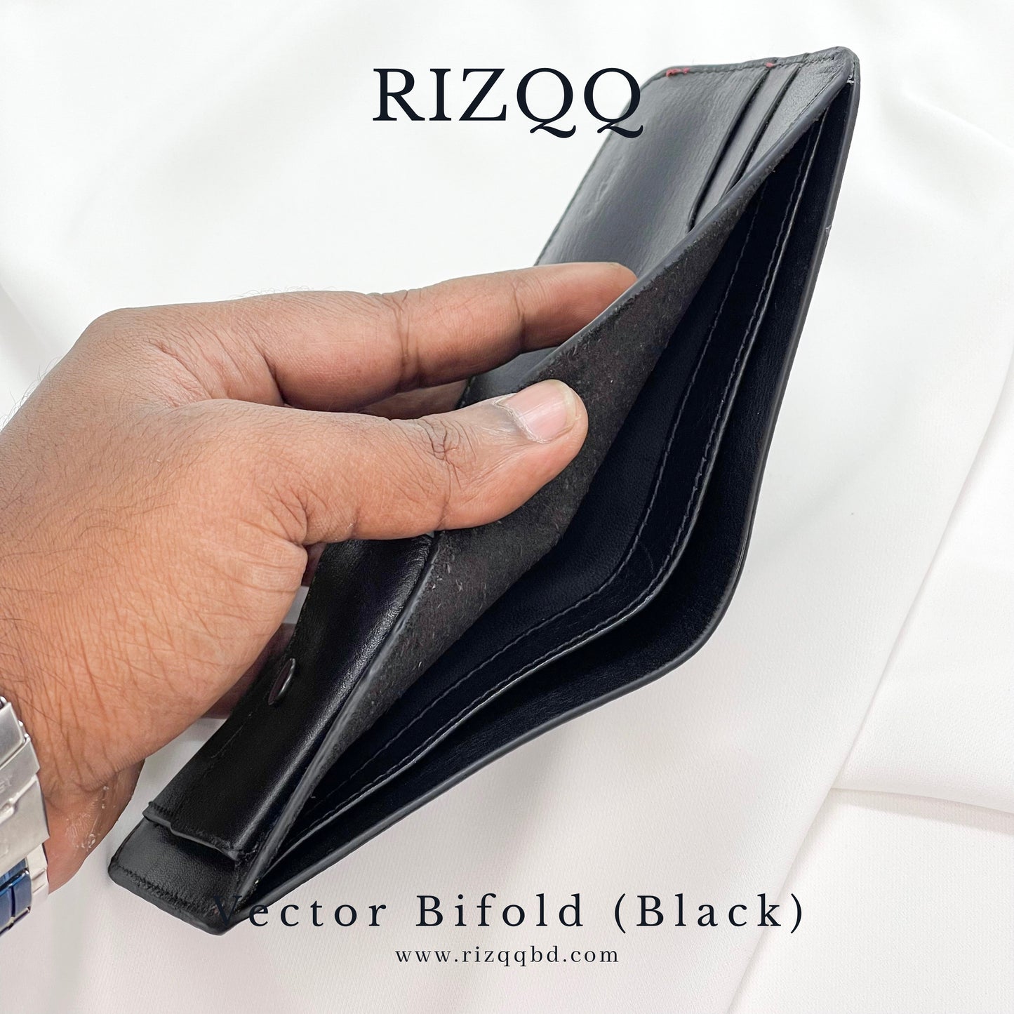 Vector Bifold Wallet (Black)