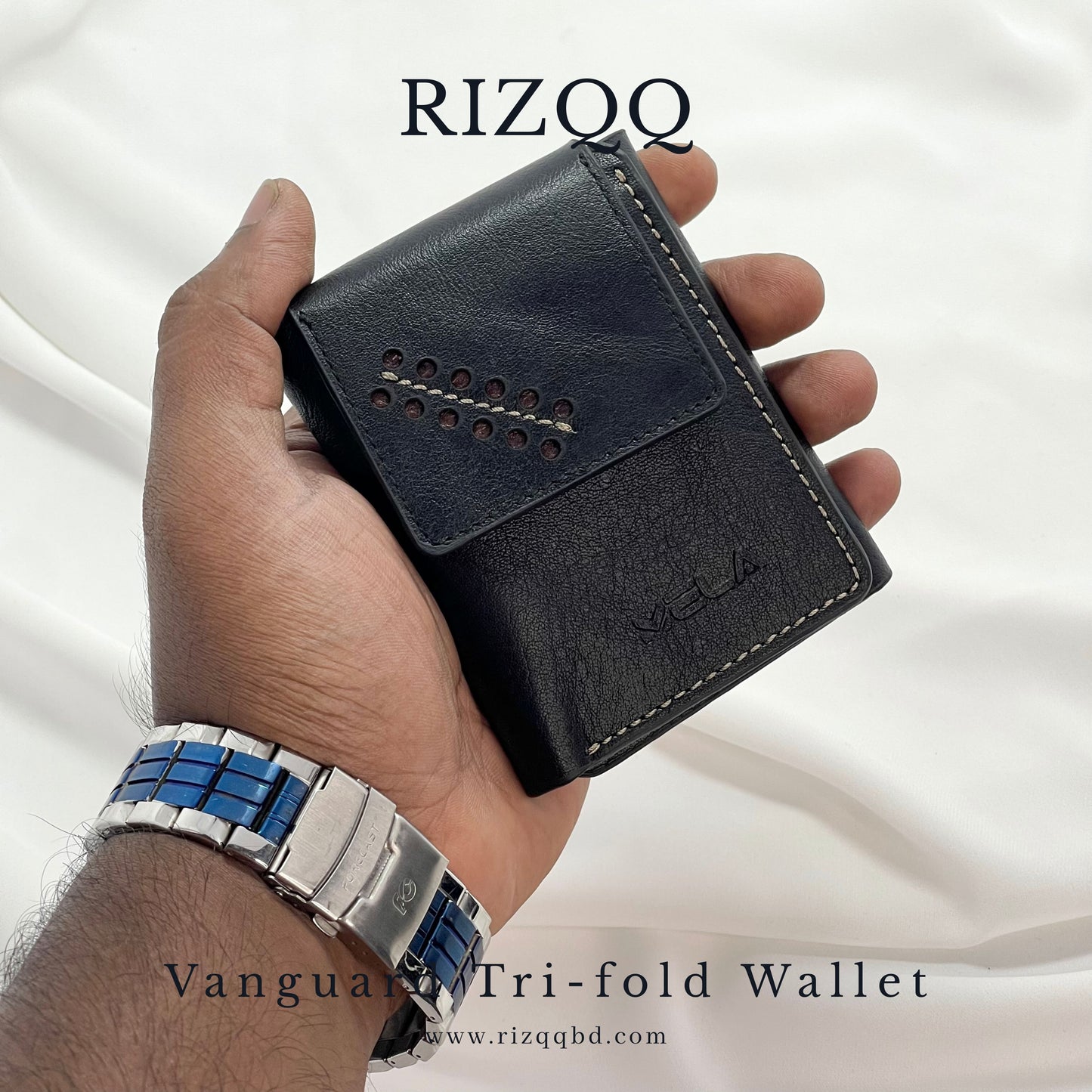 Vangaurd Trifold Wallet (Black)