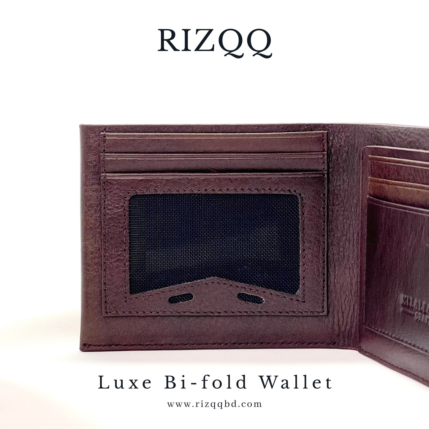 Luxe Bifold Wallet (Brown)