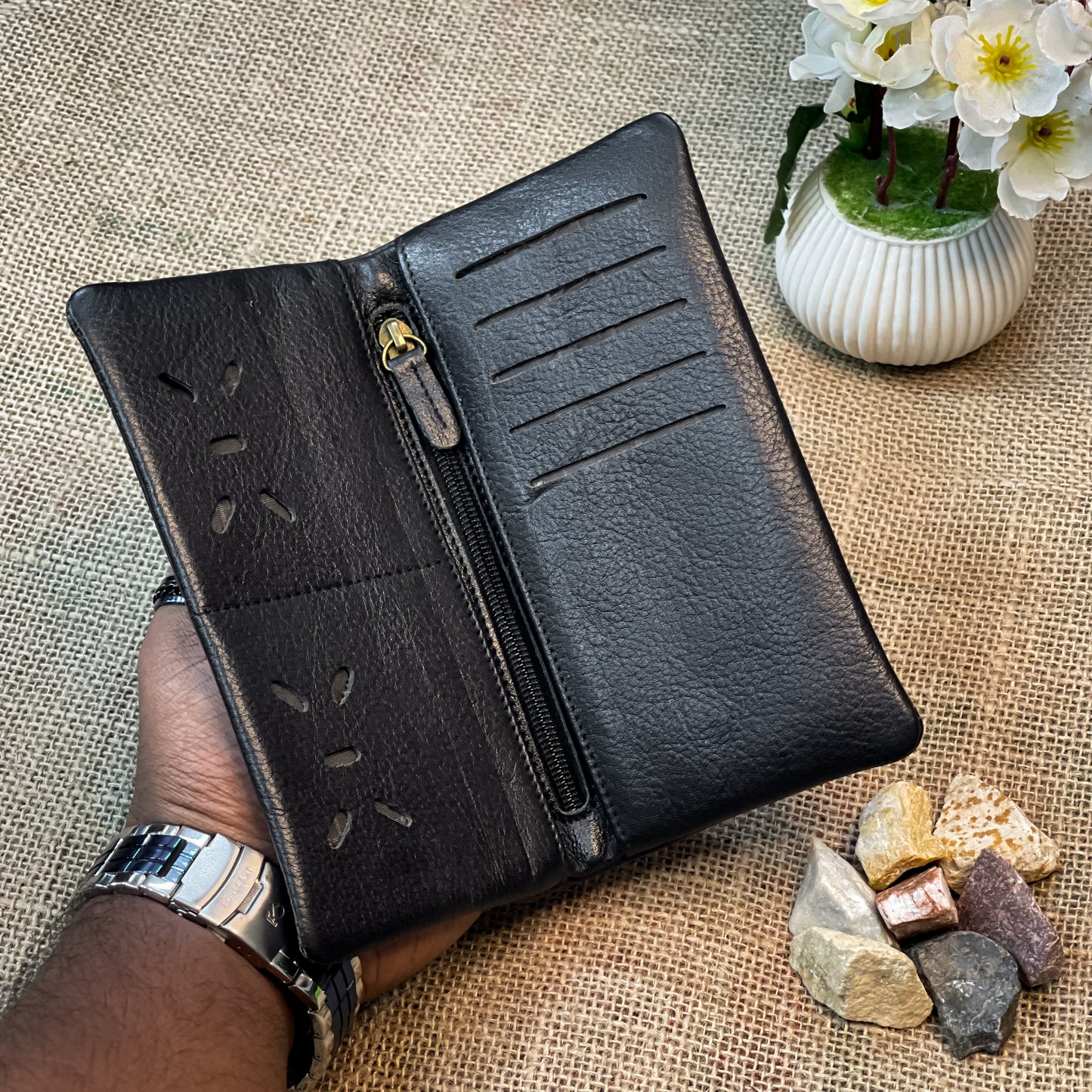 Edge Long wallet (Black)