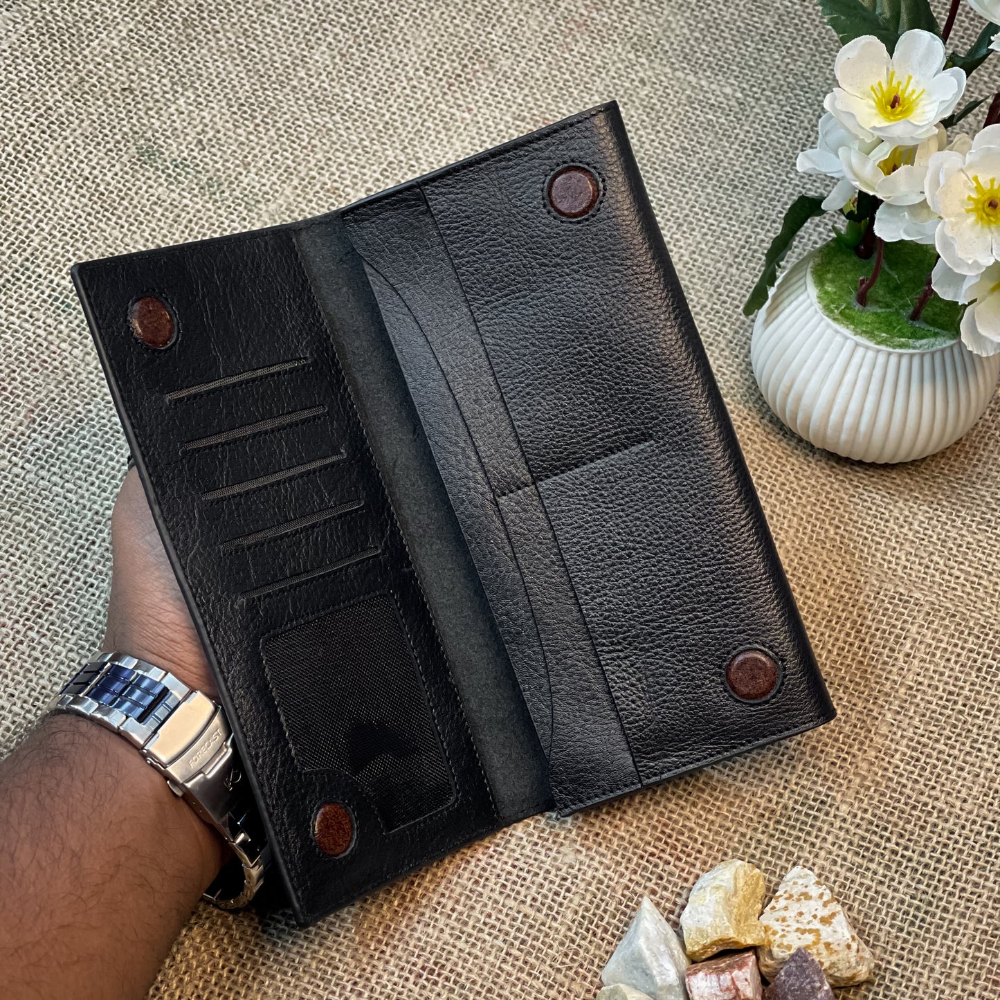 RizTimeless Long Wallet (Black)