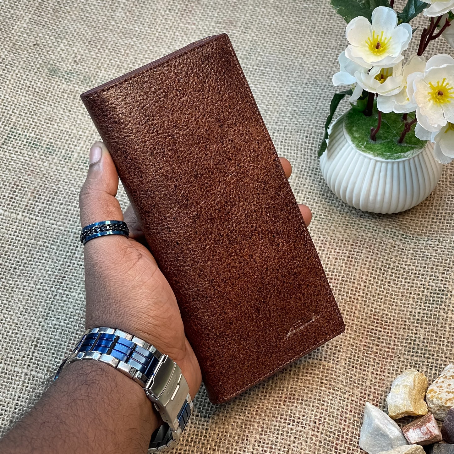 RizTimeless Long Wallet (Brown)