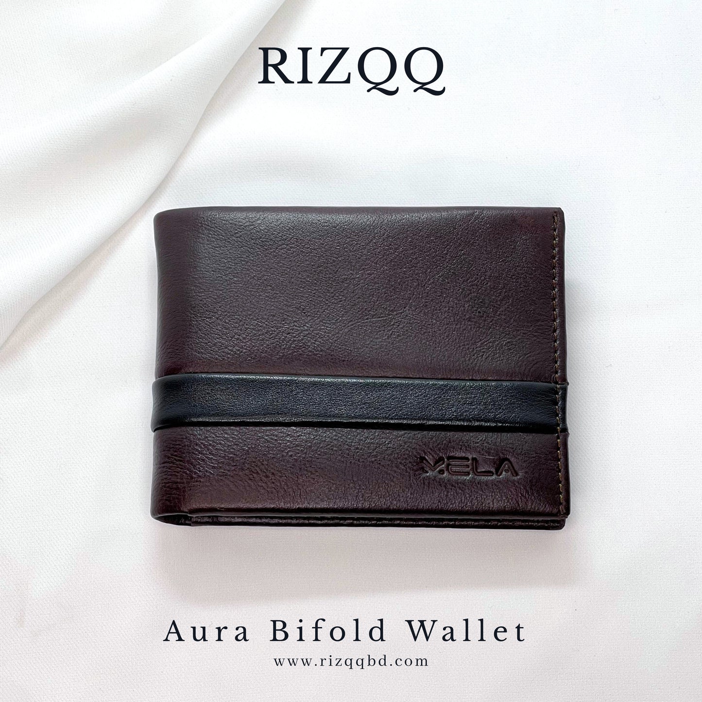 Aura Bifold Wallet (Brown)