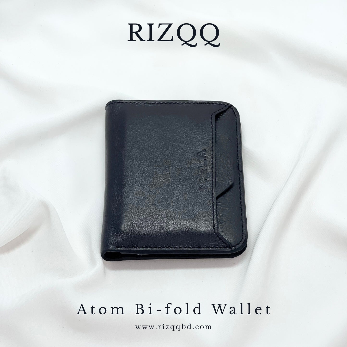 Atom Bi-fold Wallet (Black)