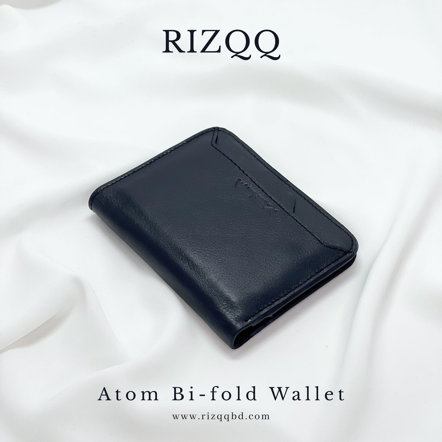 Atom Bi-fold Wallet (Black)