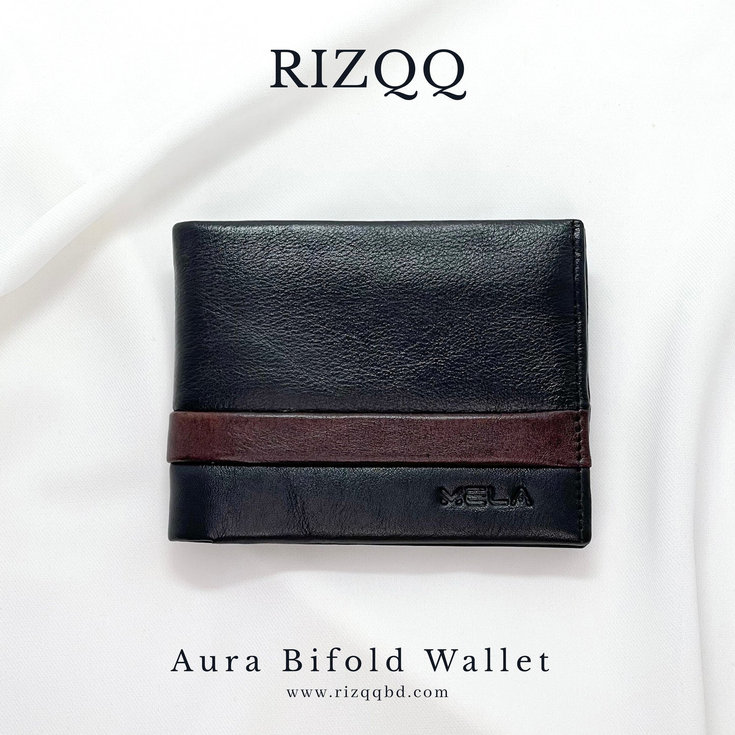 Aura Bifold Wallet (Black)