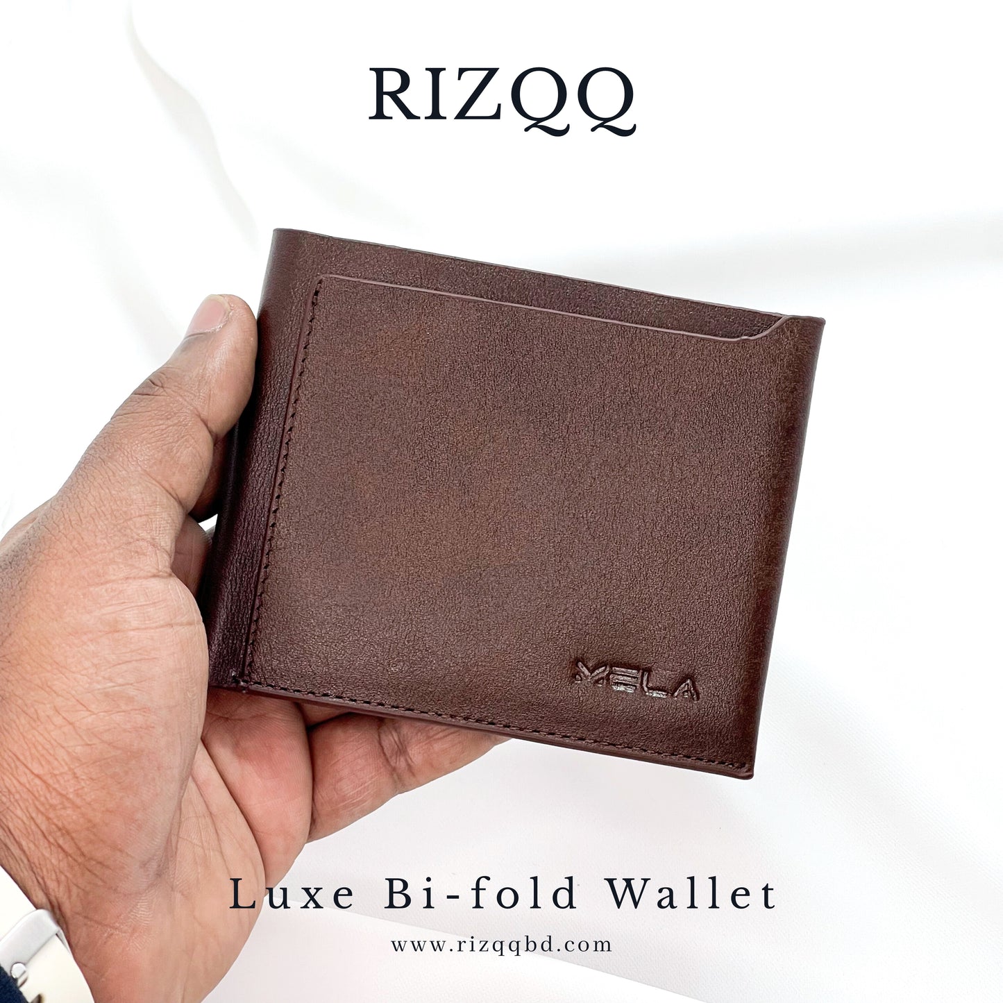 Luxe Bifold Wallet (Brown)