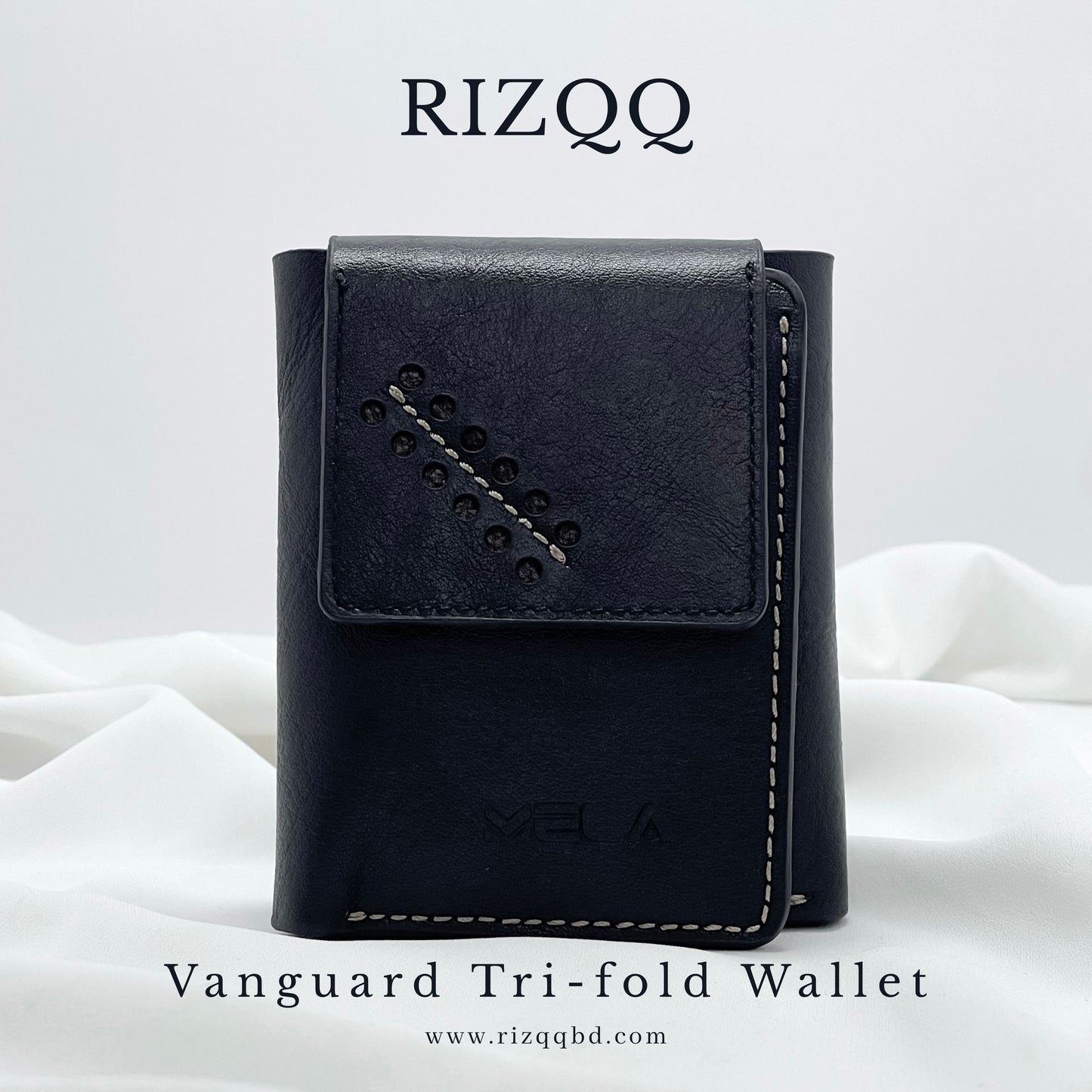 Vangaurd Trifold Wallet (Black)