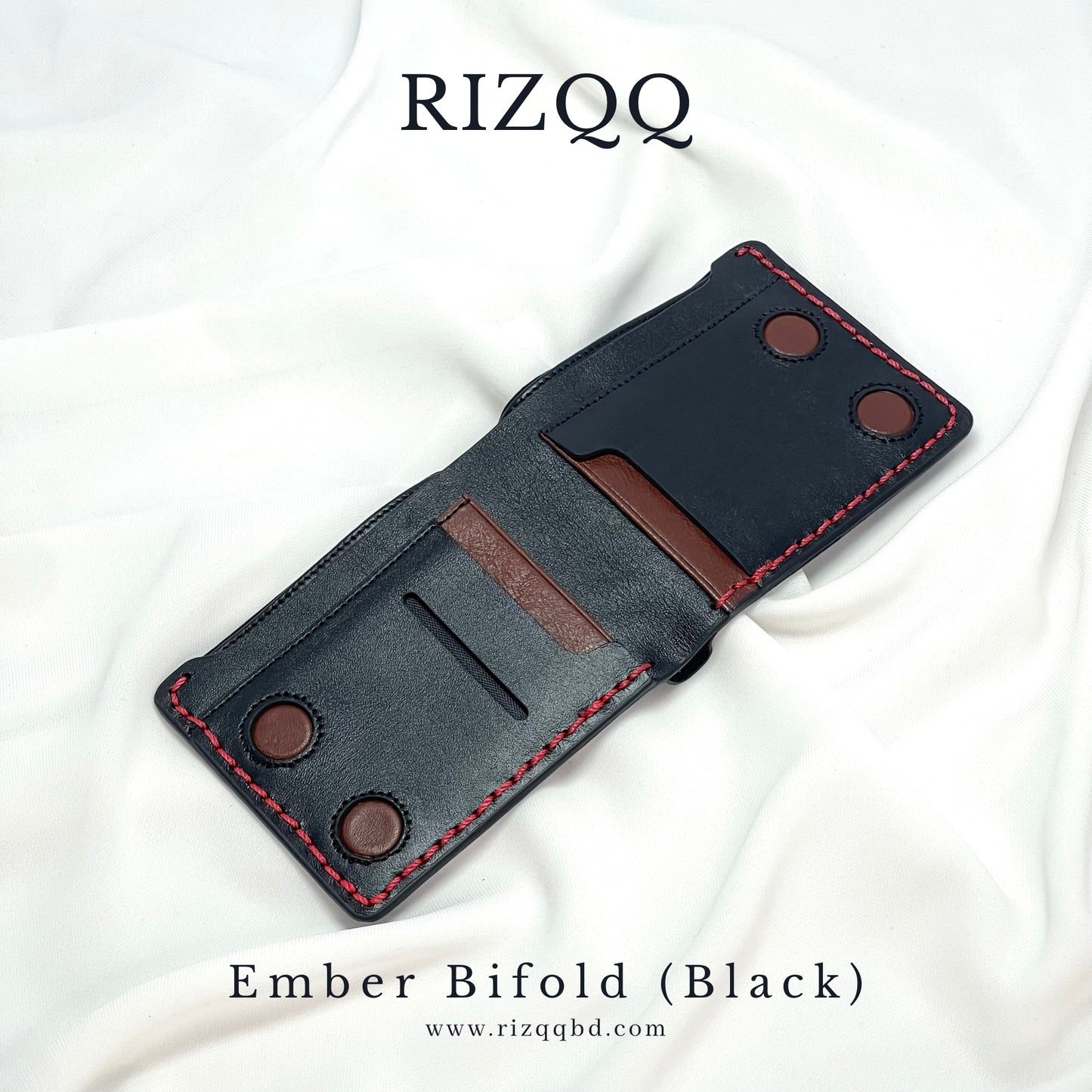 Ember Bifold Wallet (Black)