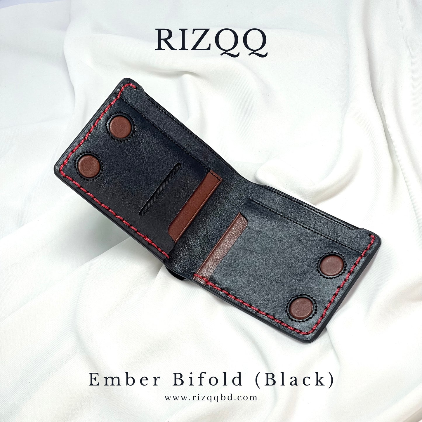 Ember Bifold Wallet (Black)