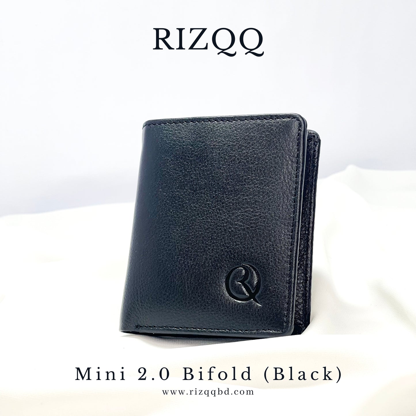 Mini 2.0 Bifold Wallet (Black)