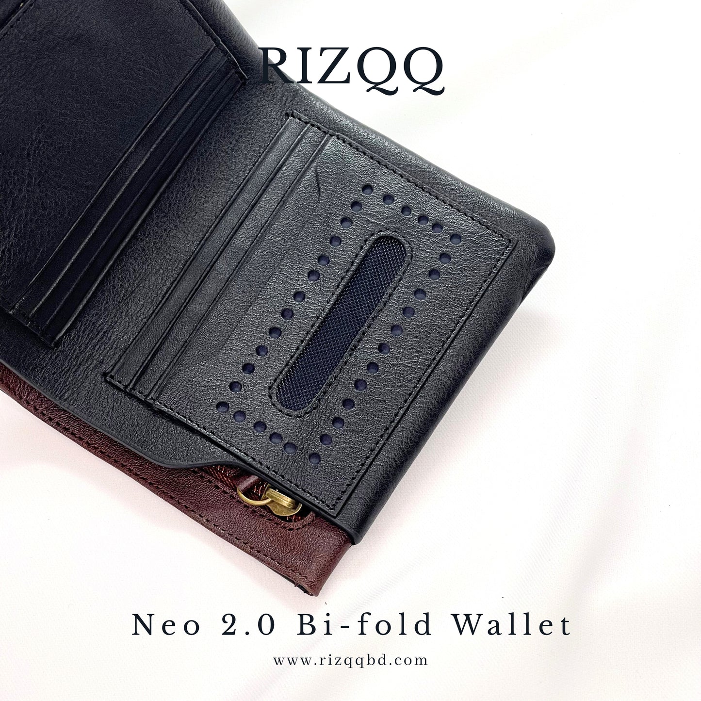 Neo 2.0 Bifold Wallet (Black)