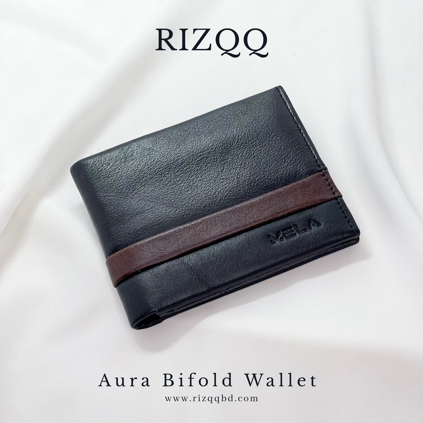 Aura Bifold Wallet (Black)