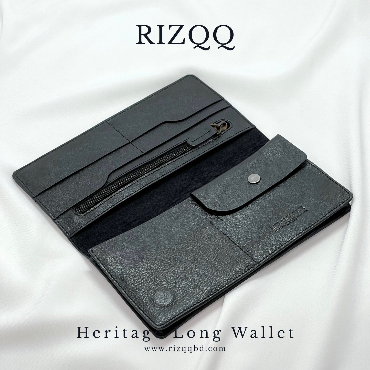 Heritage Long Wallet (Black)