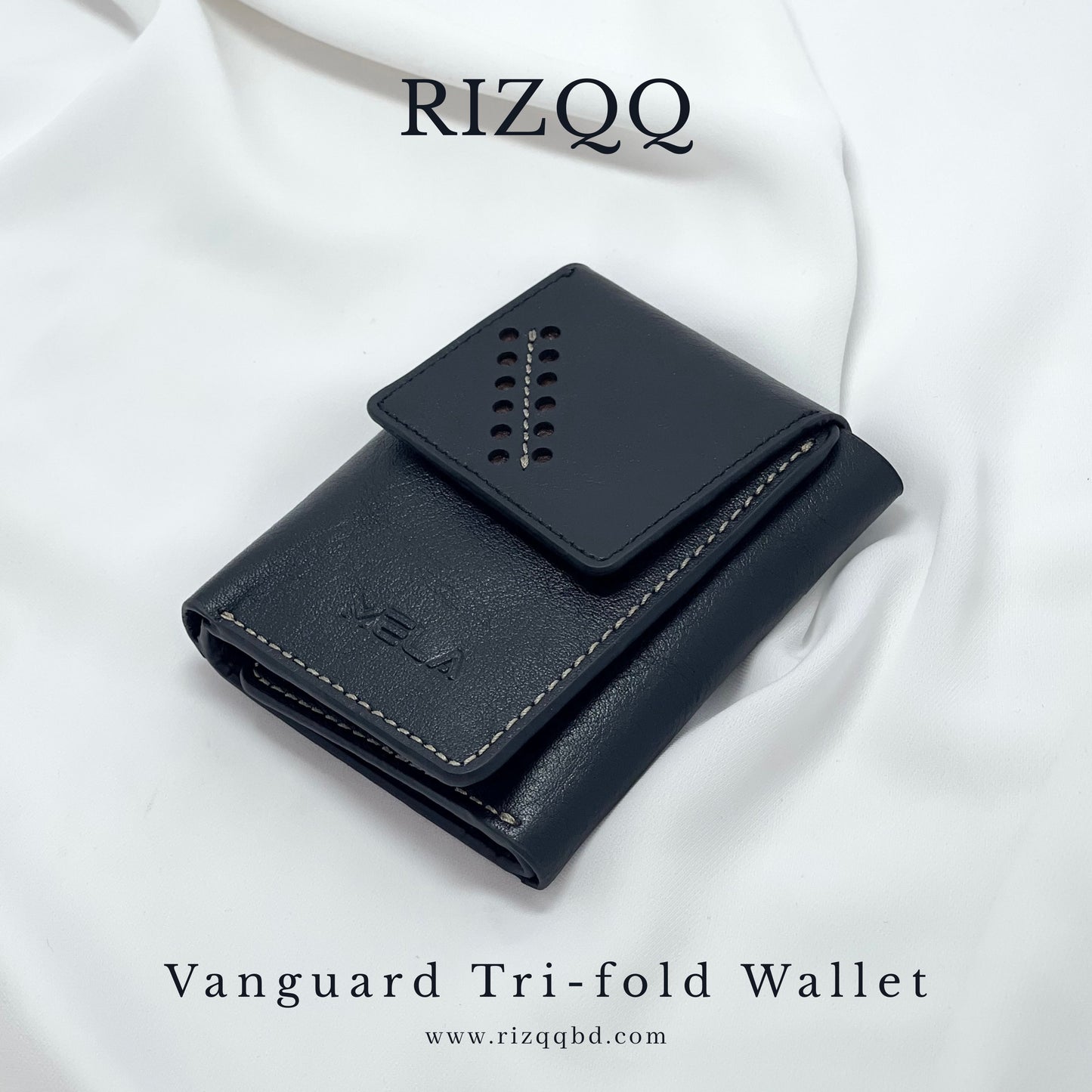 Vangaurd Trifold Wallet (Black)