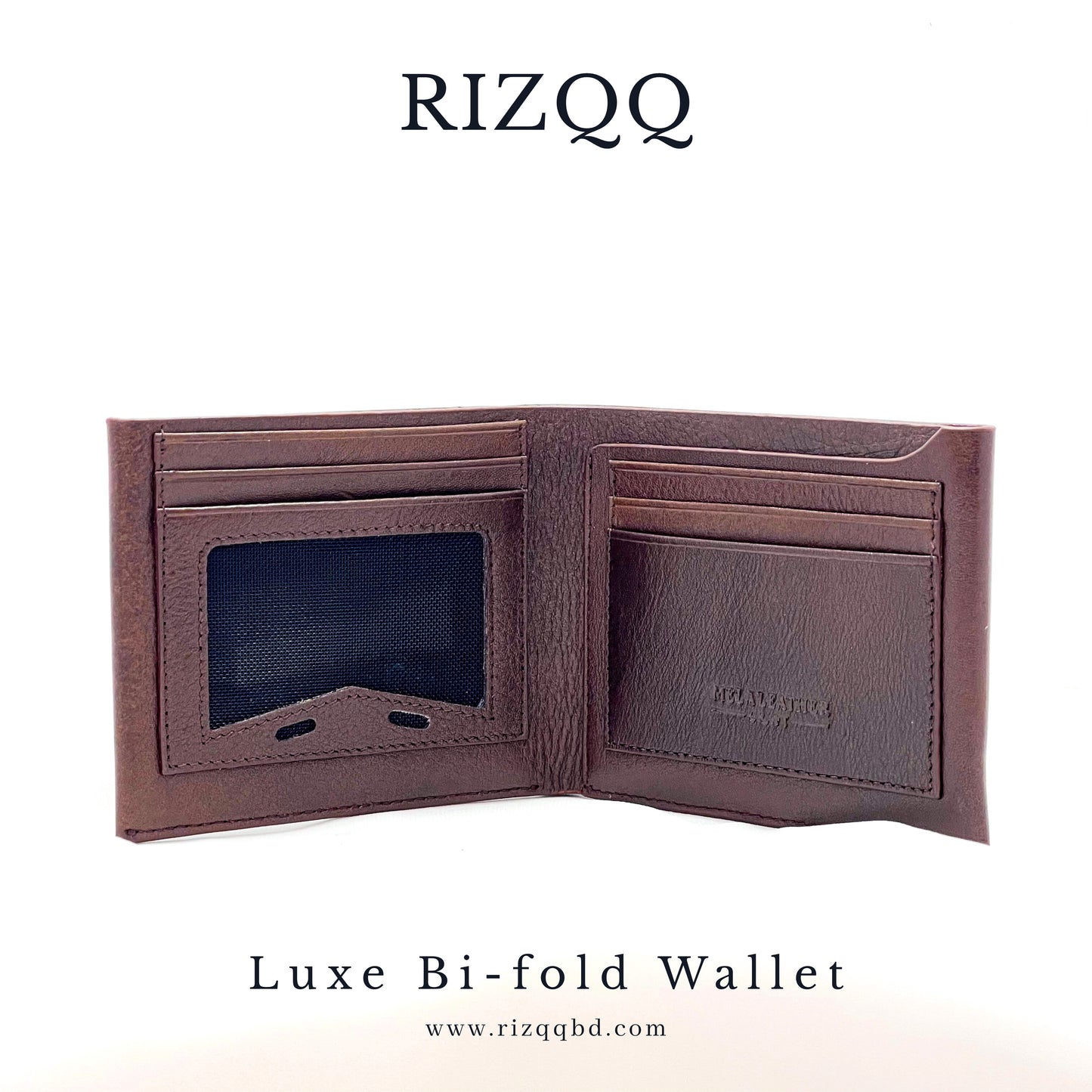 Luxe Bifold Wallet (Brown)