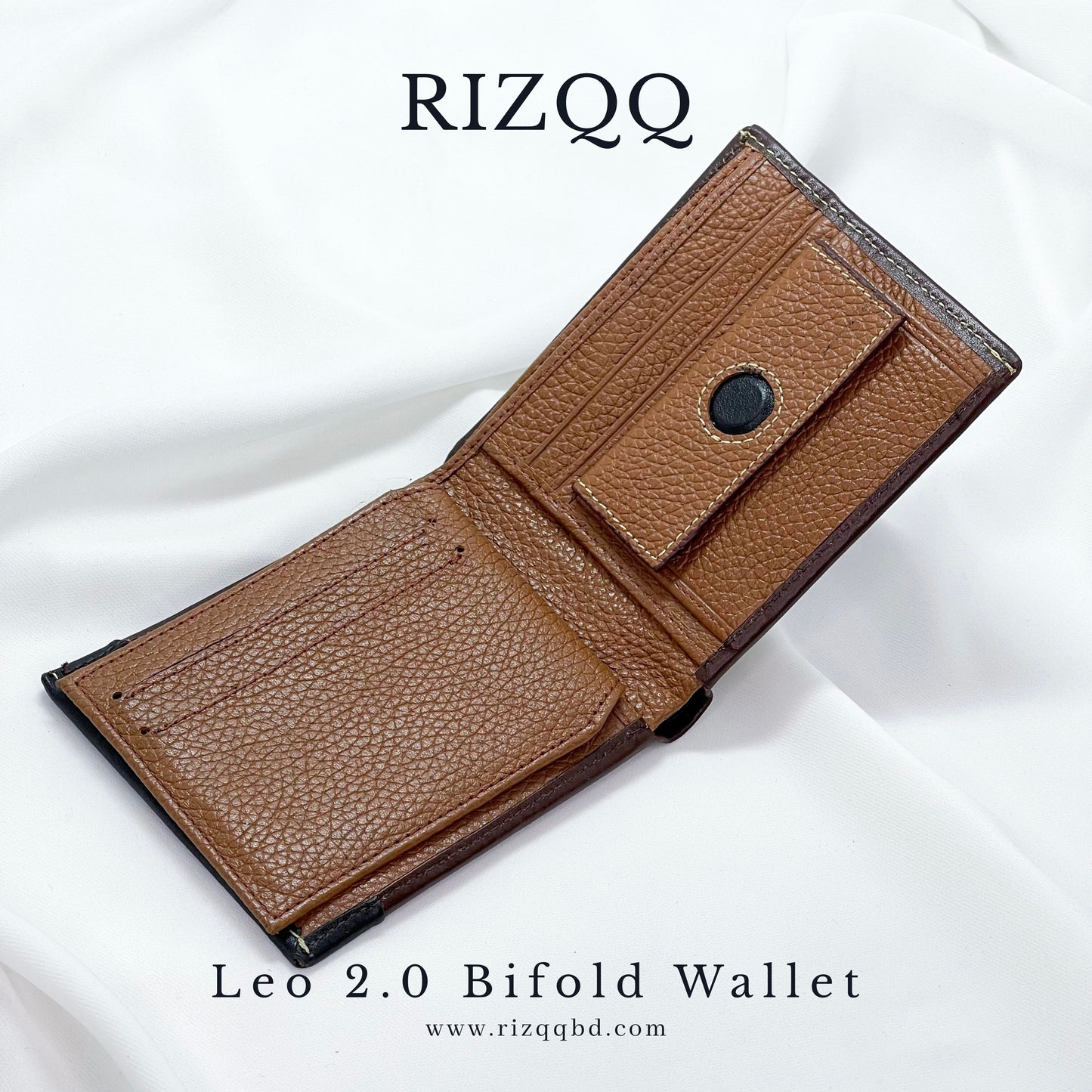 Leo 2.0 Bifold Wallet (Brown)