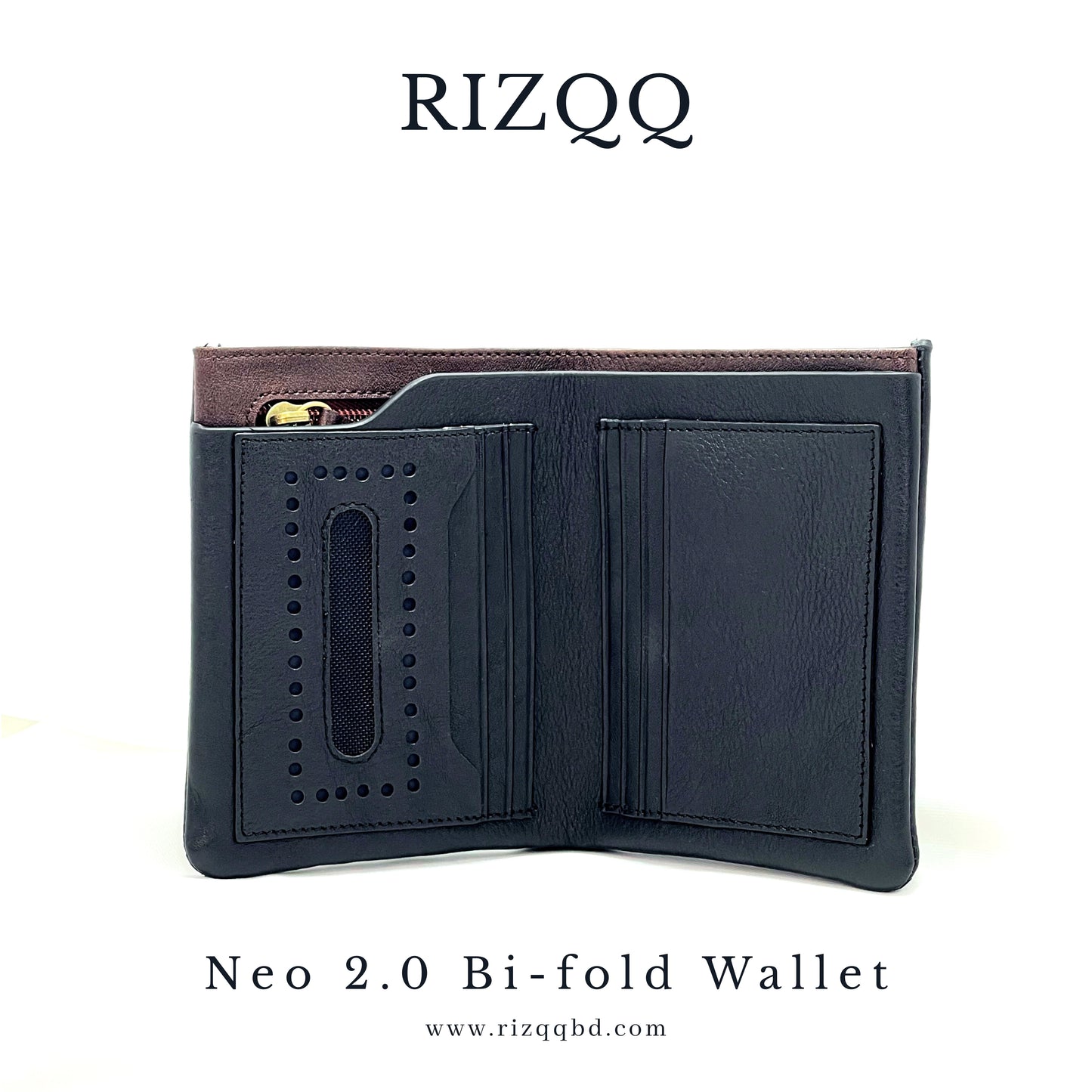 Neo 2.0 Bifold Wallet (Black)
