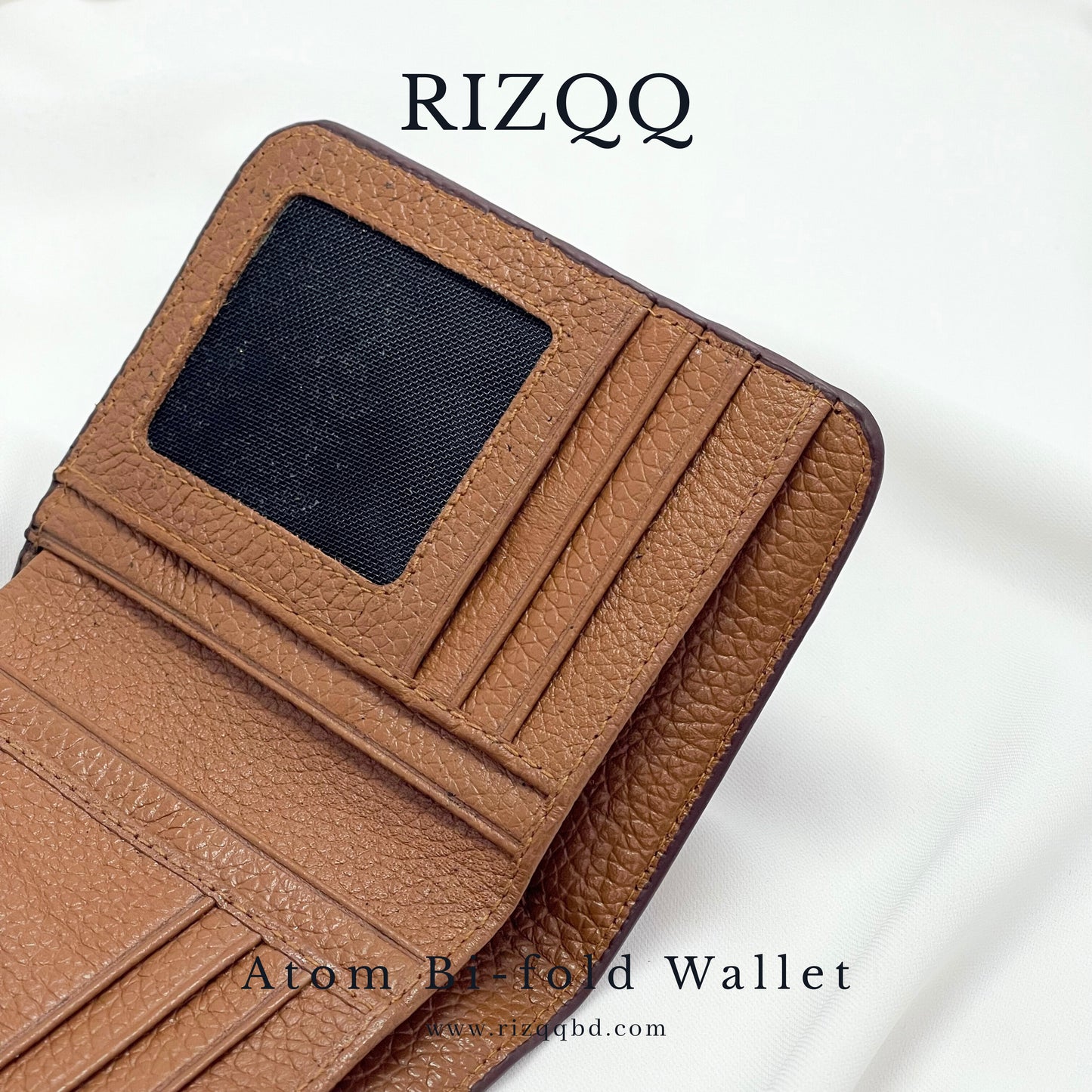 Atom Bi-fold Wallet (Brown)