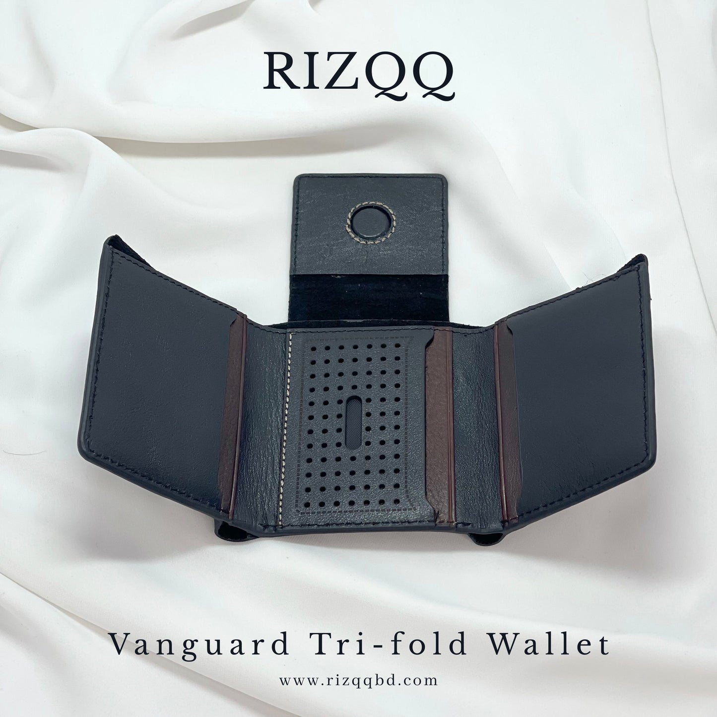 Vangaurd Trifold Wallet (Black)
