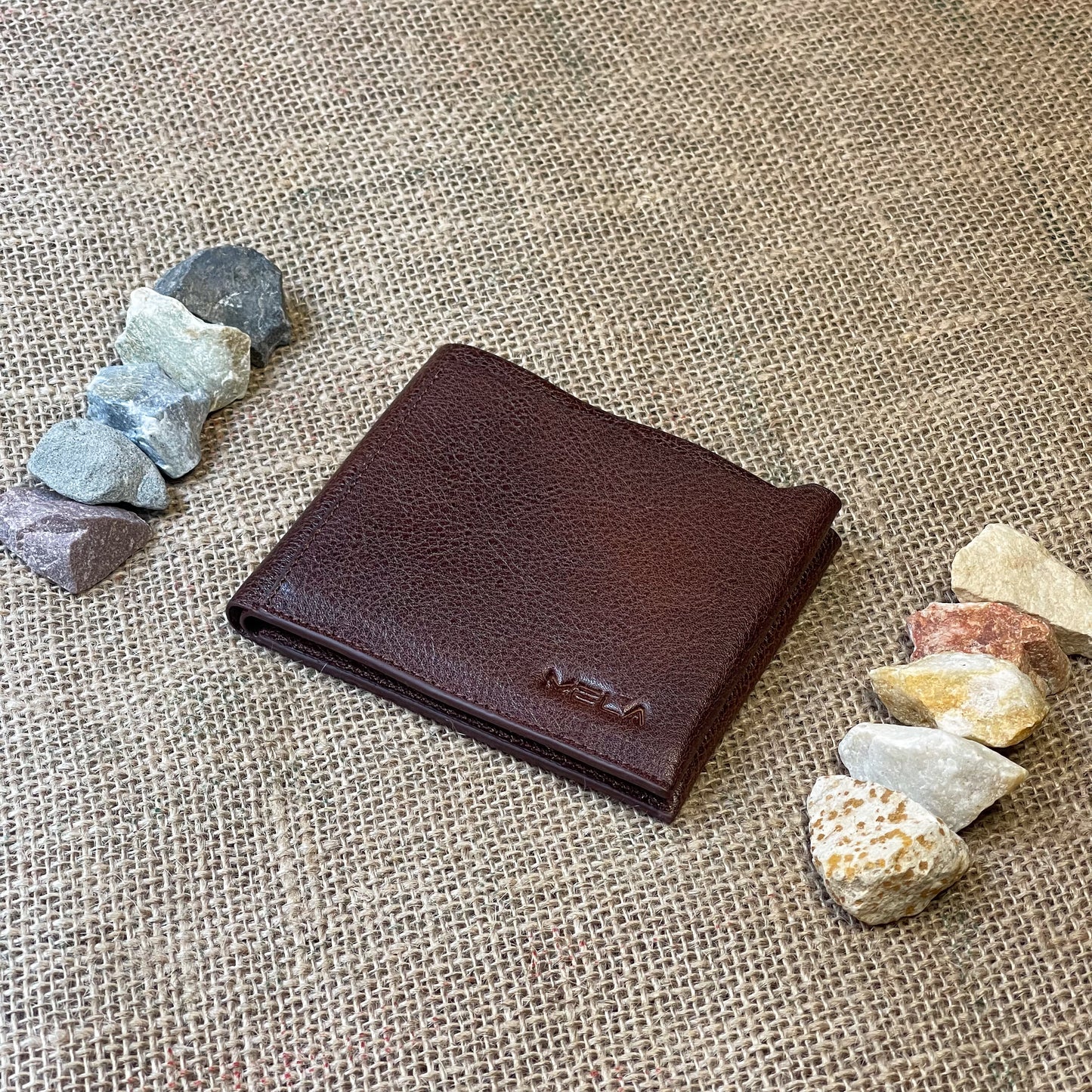 RizLuxe Bifold Wallet (Brown)