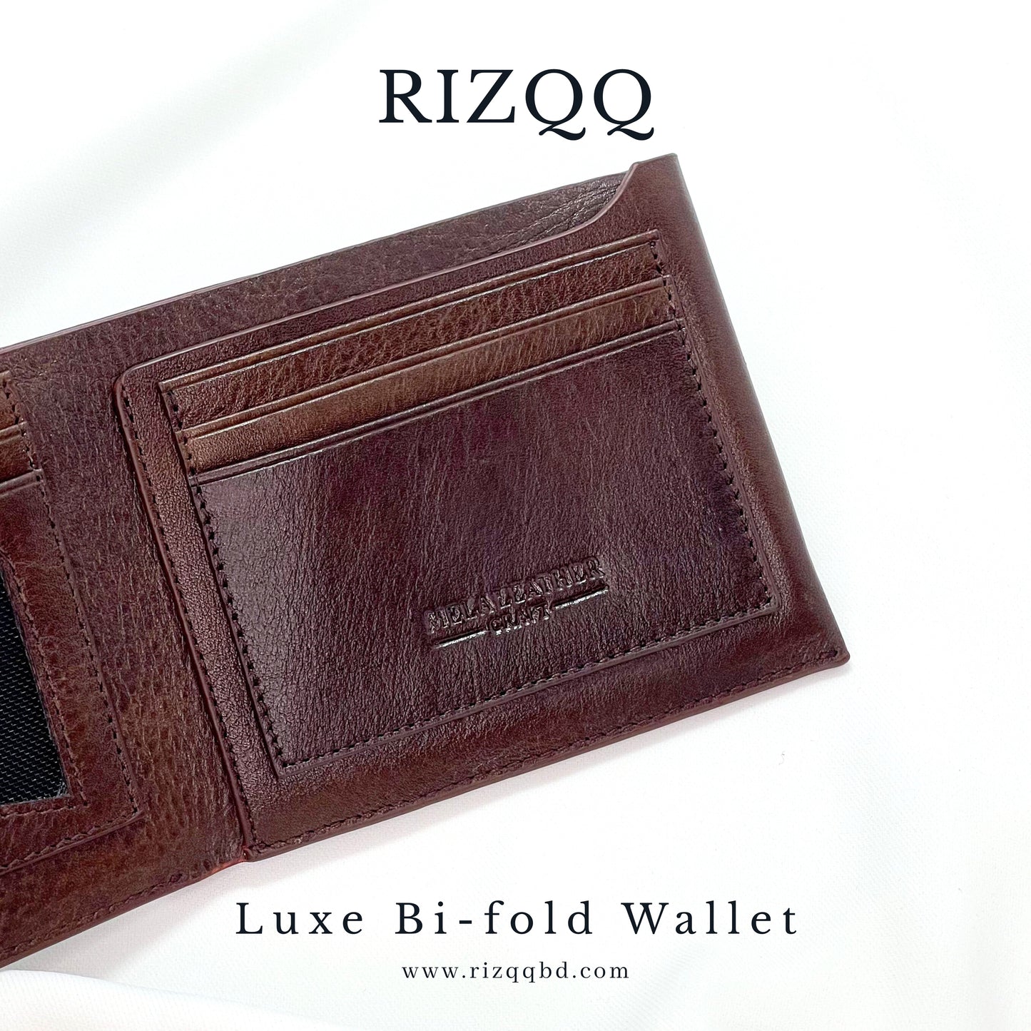 Luxe Bifold Wallet (Brown)