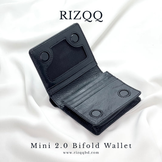 Mini 2.0 Bifold Wallet (Black)